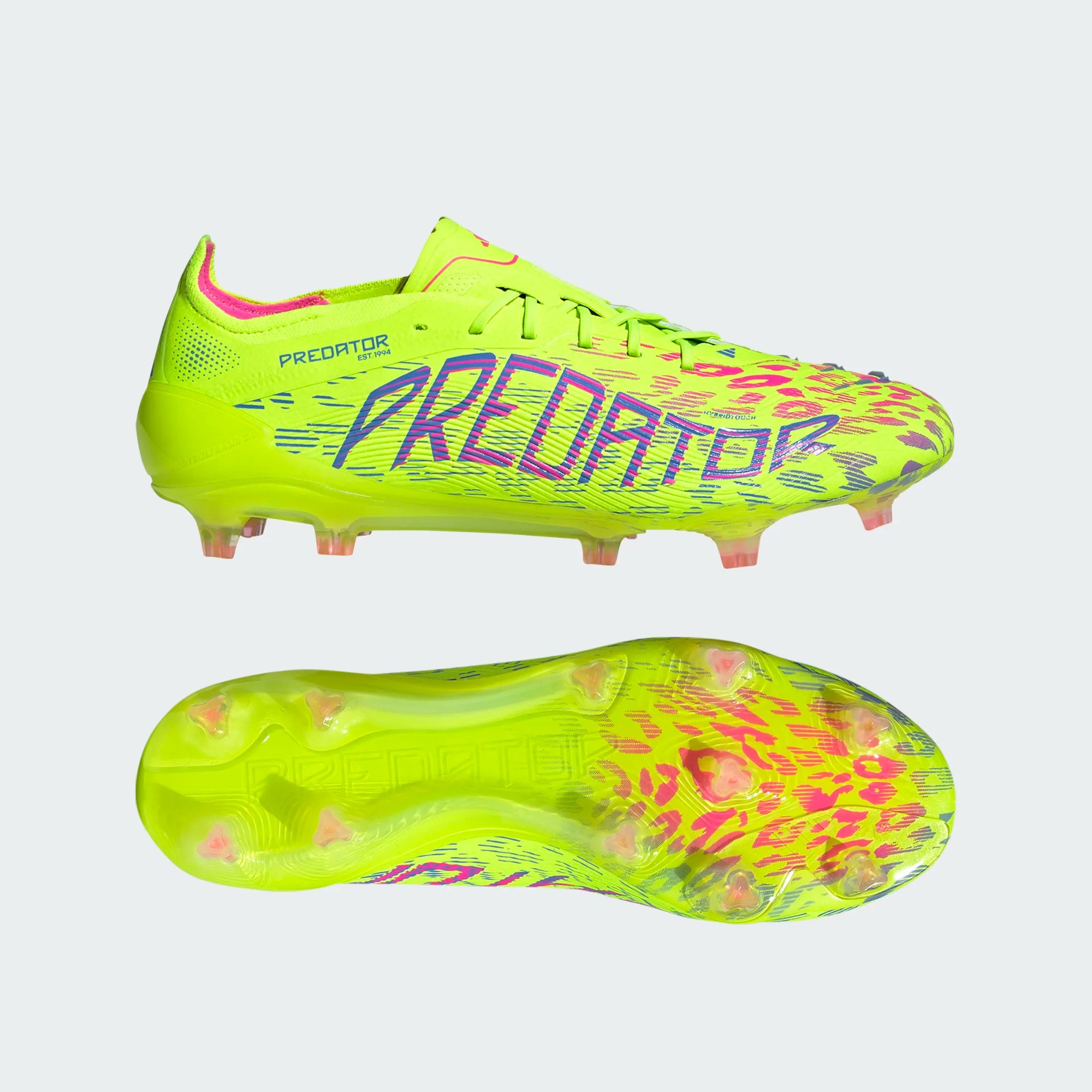 ADIDAS PREDATOR ELITE FG LUCID LEMON/LUCID PINK/BLUE FUSION