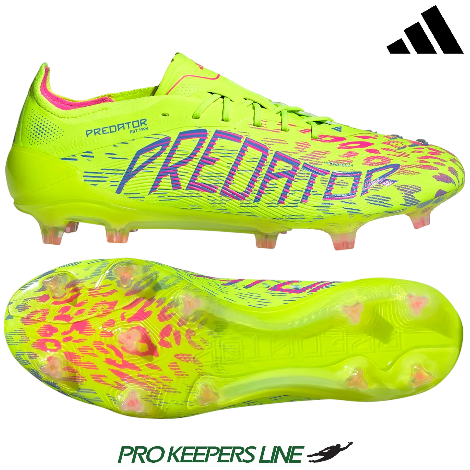 ADIDAS PREDATOR ELITE FG LUCID LEMON/LUCID PINK/BLUE FUSION
