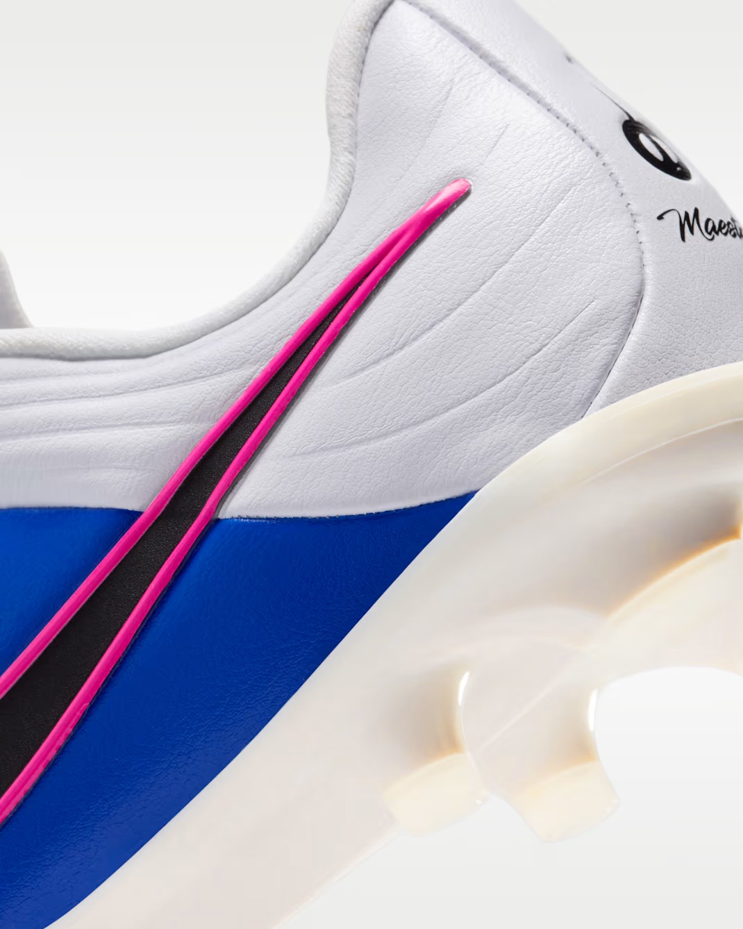 NIKE JR TIEMPO MAESTRO ACADEMY FGMG WHITE/BLACK/RACER BLUE