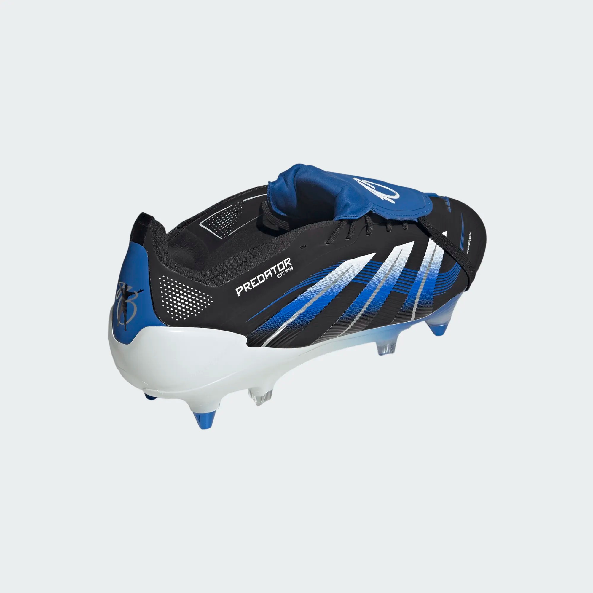 ADIDAS PREDATOR ELITE FT SG JB BLACK/WHITE/GLOW BLUE