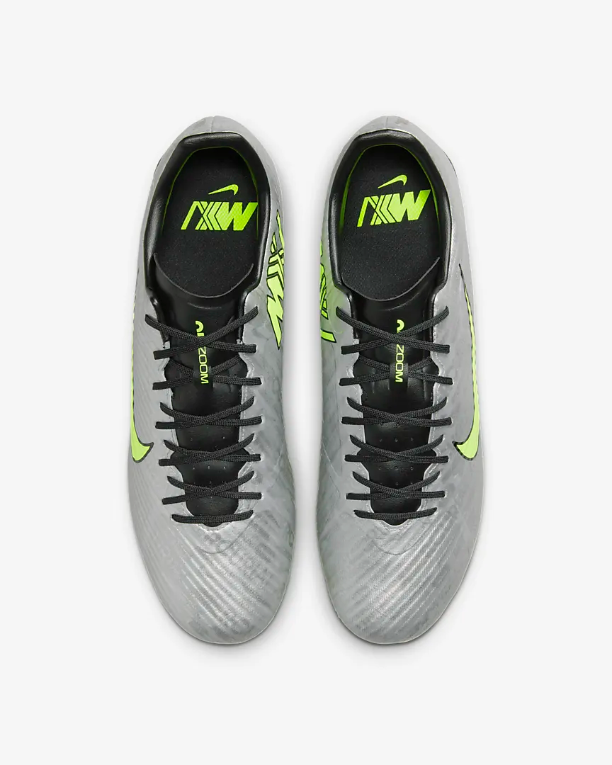NIKE ZOOM MERCURIAL VAPOR 15 ACADEMY XXV FG/MG METALLIC SILVER