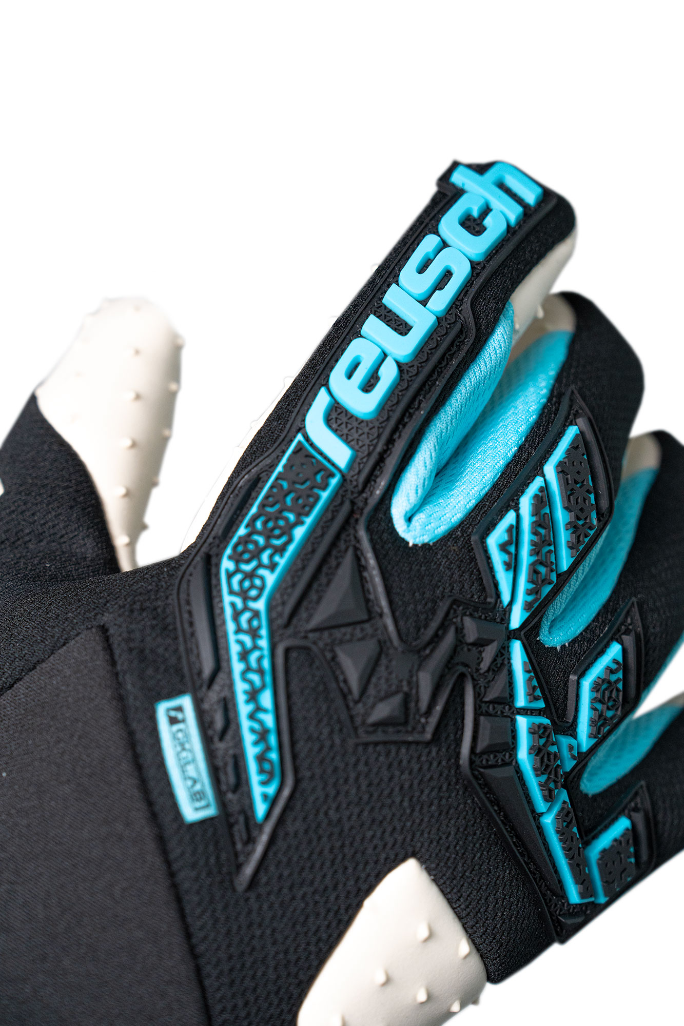 REUSCH ATTRAKT FREEGEL SPEEDBUMP STRAPLESS BLACK/BACHELOR BUTTON
