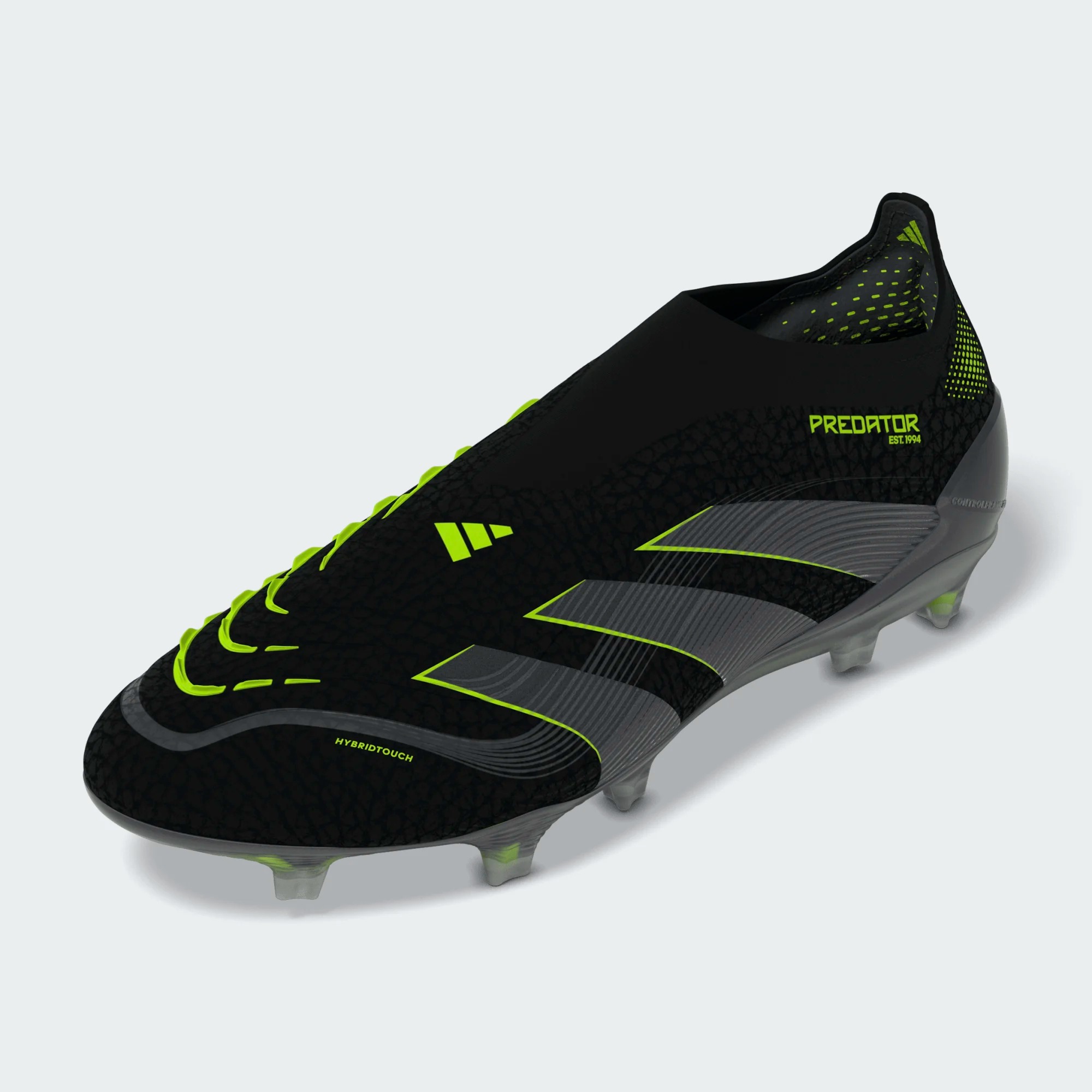 ADIDAS PREDATOR ELITE LL FG BLACK/CARBON/LUCID LEMON ADIDAS PREDATOR ELITE LL FG BLACK/CARBON/LUCID LEMON