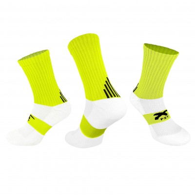 PREMIER PST CREW SOCKS NEON YELLOW