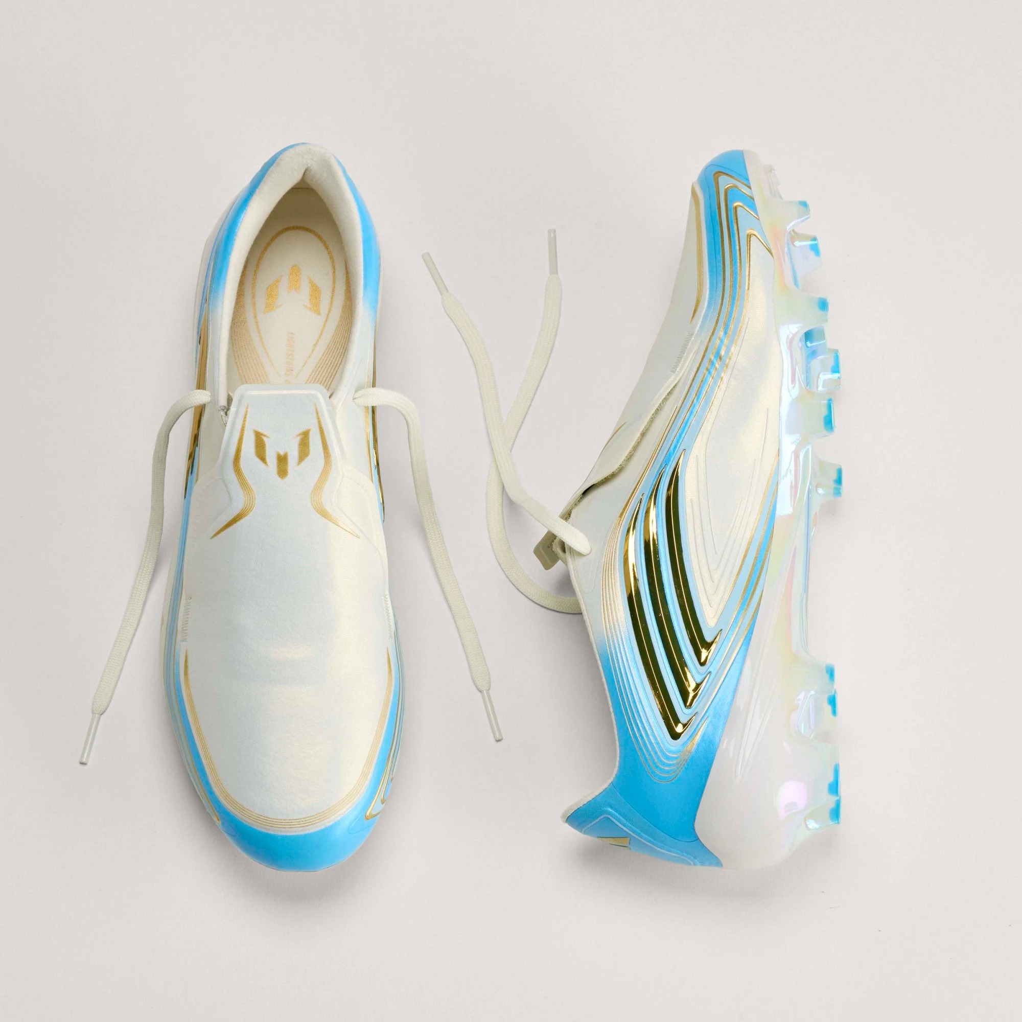 ADIDAS F50 MESSI ELITE FG IVORY/SEMI BLUE BURST/ICE BLUE