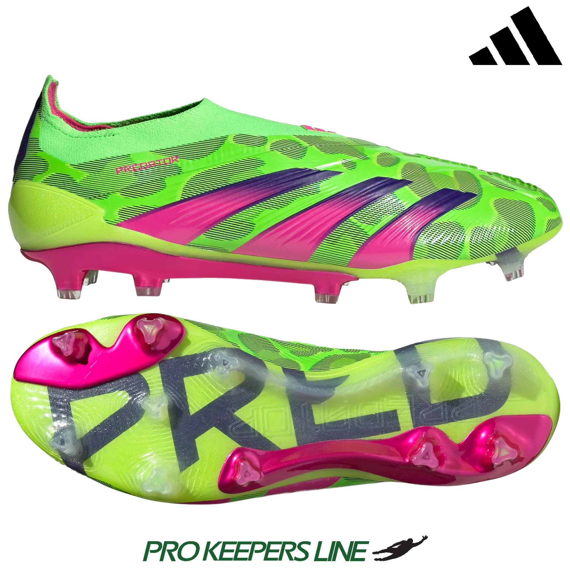 ADIDAS PREDATOR ELITE LL FG GEN PRED TEAM SOLAR GREEN SHOCK PINK LUCID LEMON