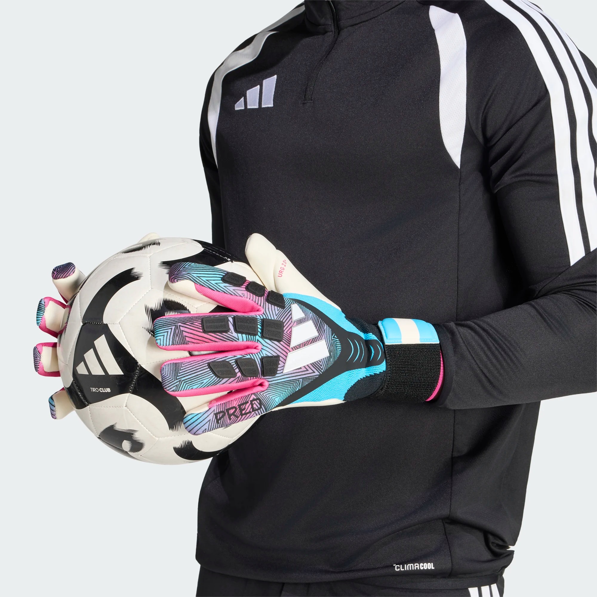ADIDAS PREDATOR GL PRO STRAP BLACK/BRIGHT CYAN/TEREMA