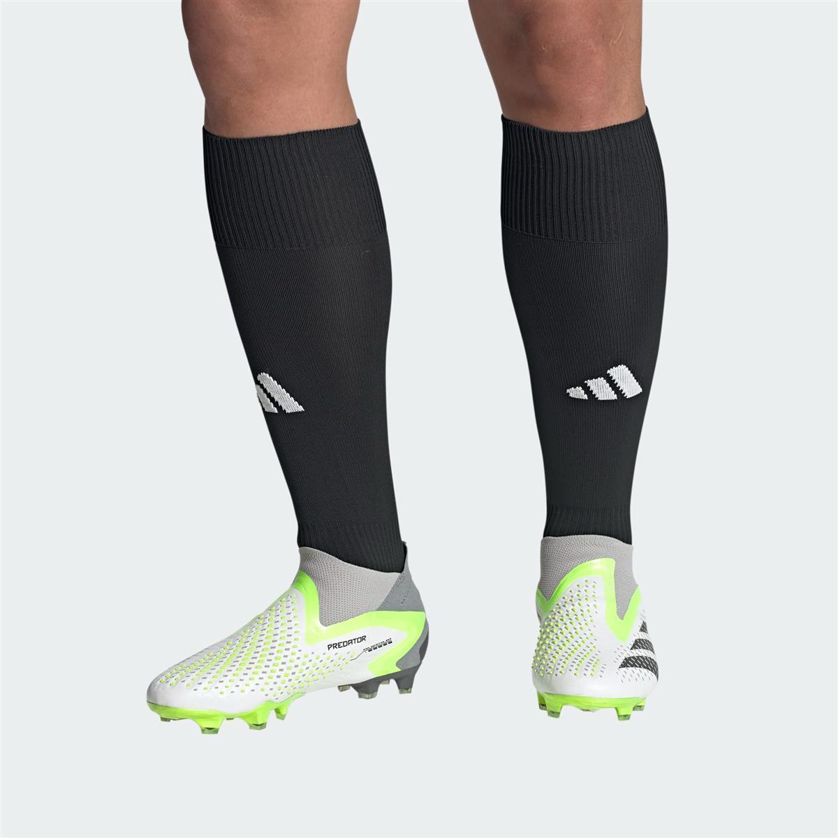 Adidas Predator Accuracy+ FG \'Lucid Lemon\' GZ2604 Soccer size 13 adidas Kids Predator Accuracy.3 FG White/Lucid Lemon  main image 2