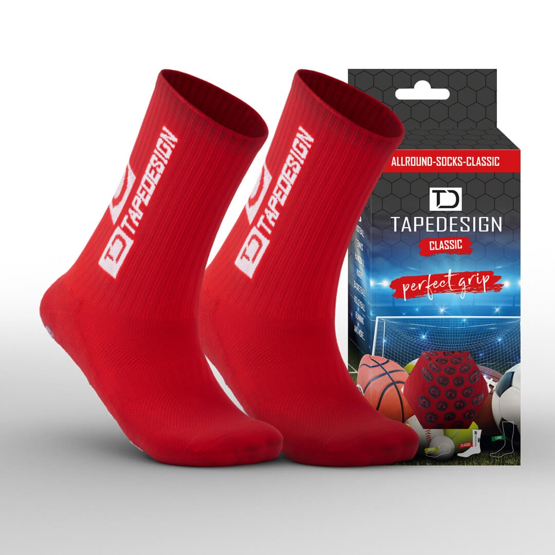 TAPEDESIGN ALLROUND SOCKS CLASSIC RED