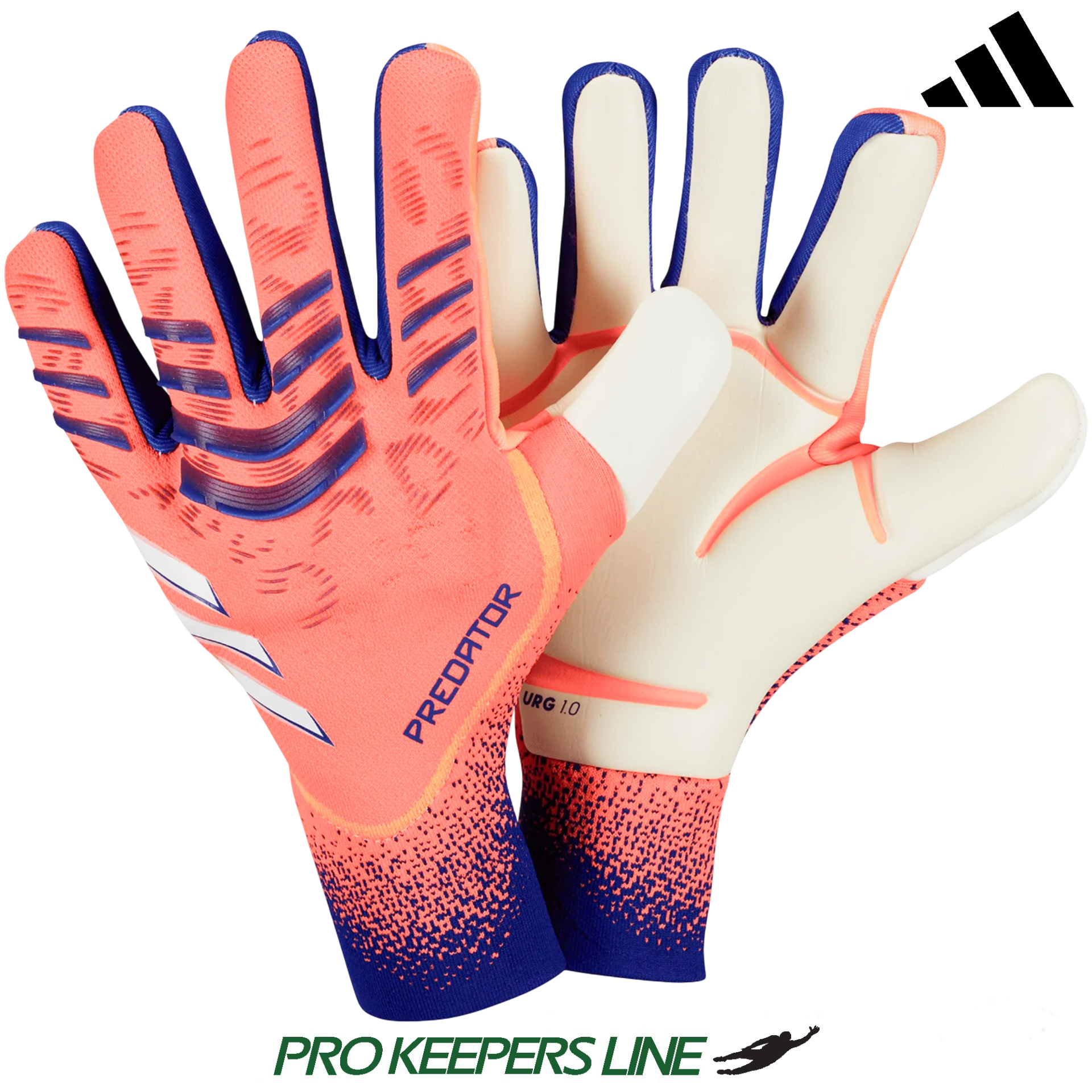 ADIDAS PREDATOR GL PRO FINGERSAVE PROMO SIGNAL CORAL/WHITE/LUCID BLUE