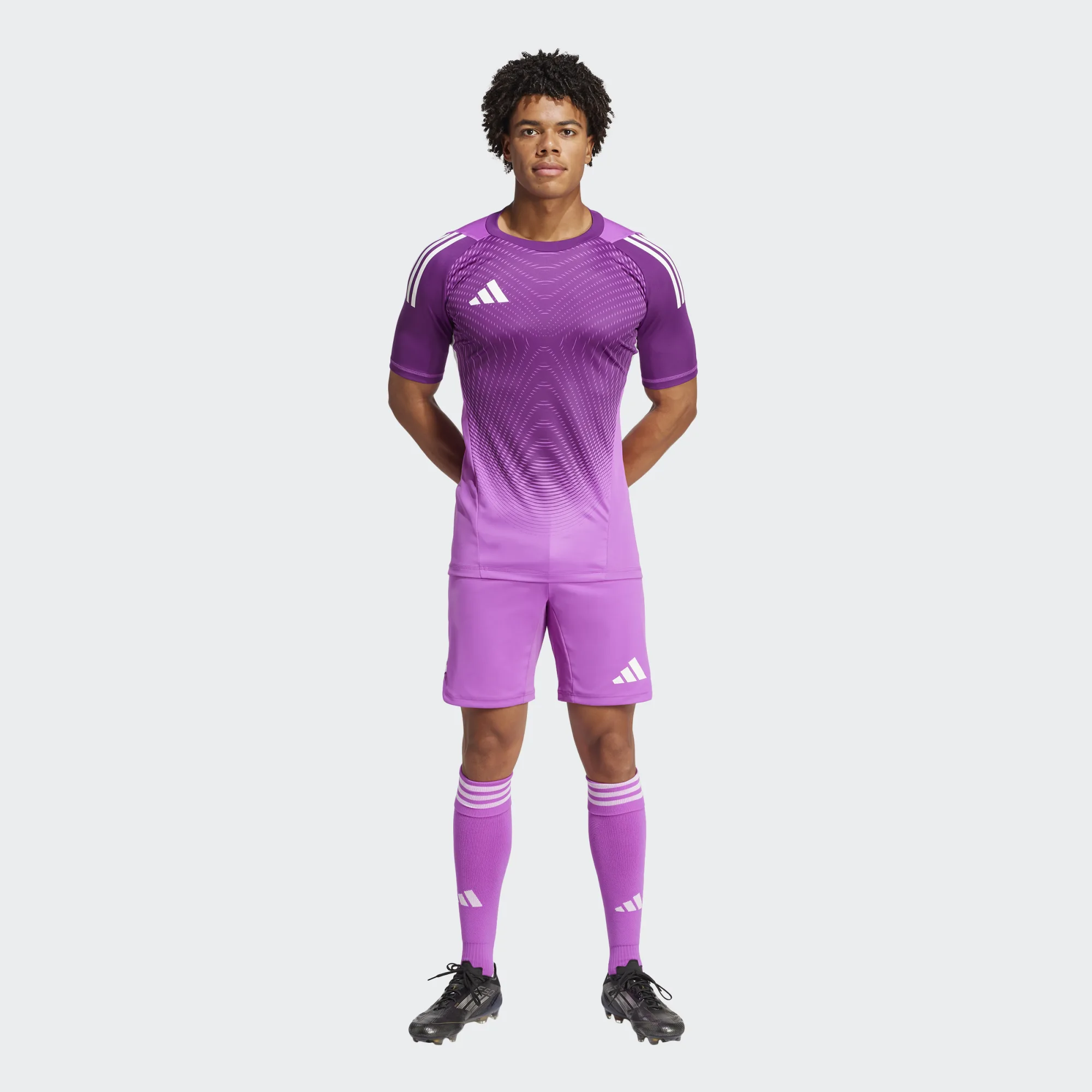 ADIDAS TIRO25 PRO GK JERSEY SHORT SLEEVE PURPLE BURST