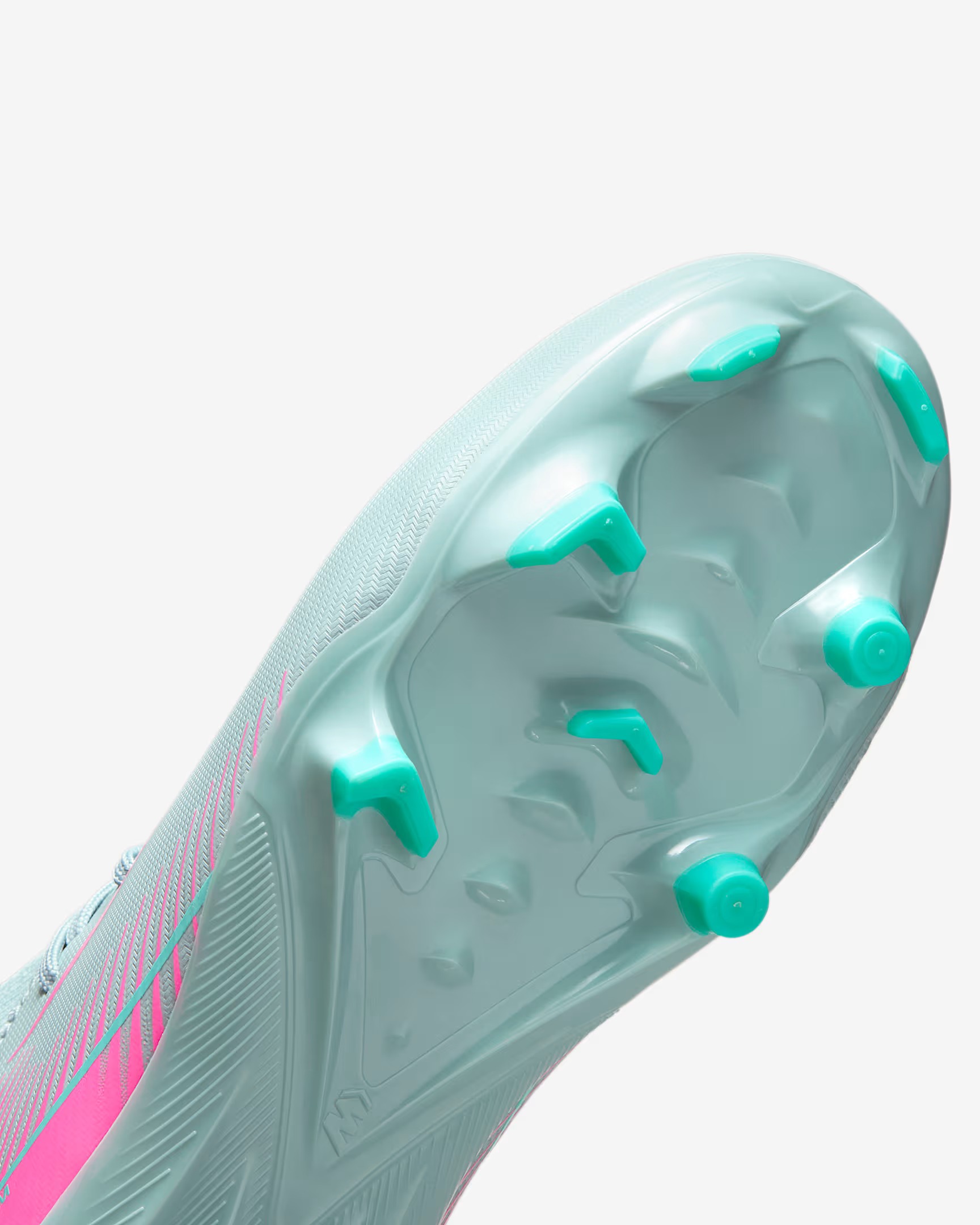 NIKE JR ZOOM VAPOR 16 ACADEMY FG/MG OCEAN CUBE/PINK BLAST