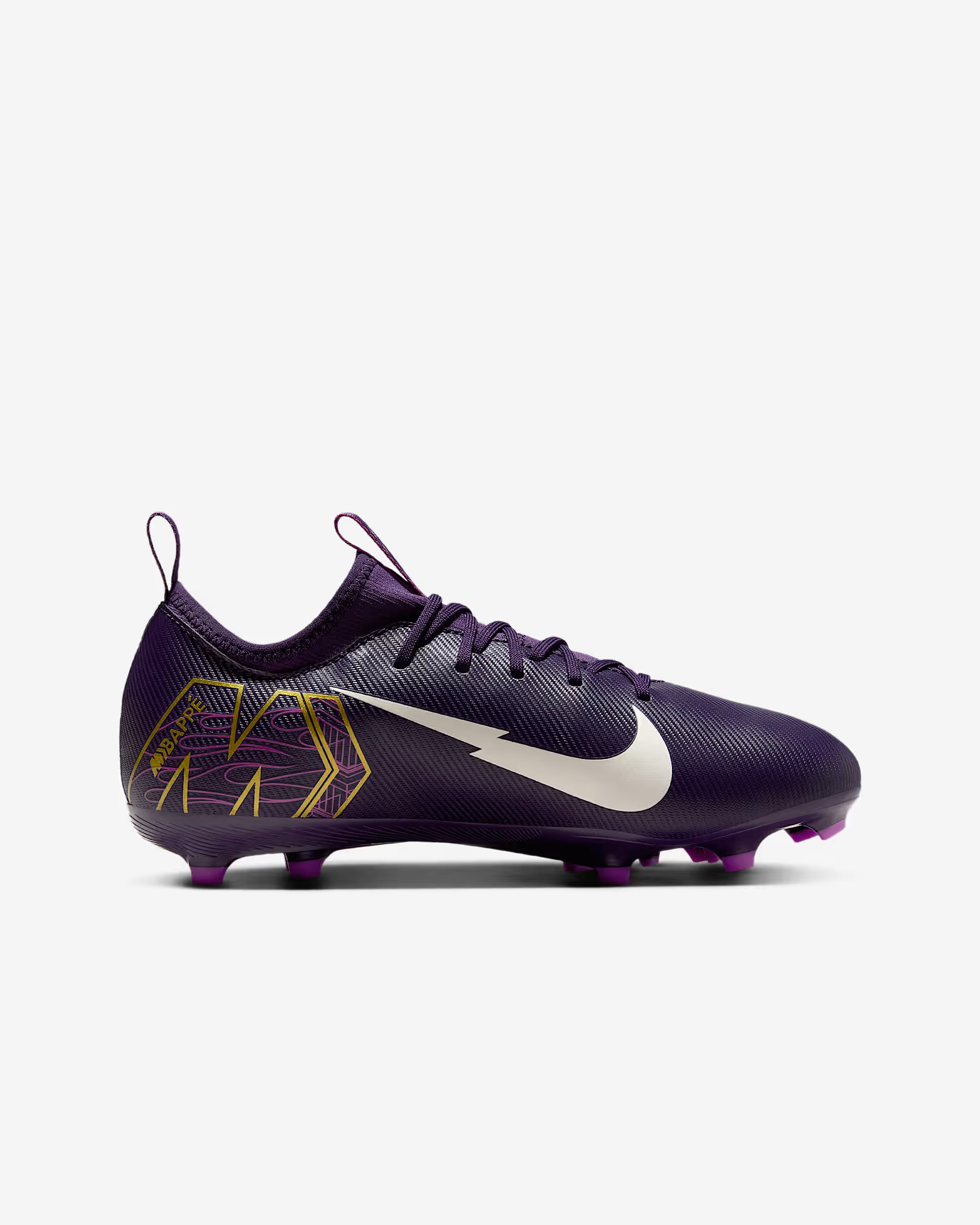 NIKE JR ZOOM VAPOR 16 ACADEMY KM FG/MG GRAND PURPLE