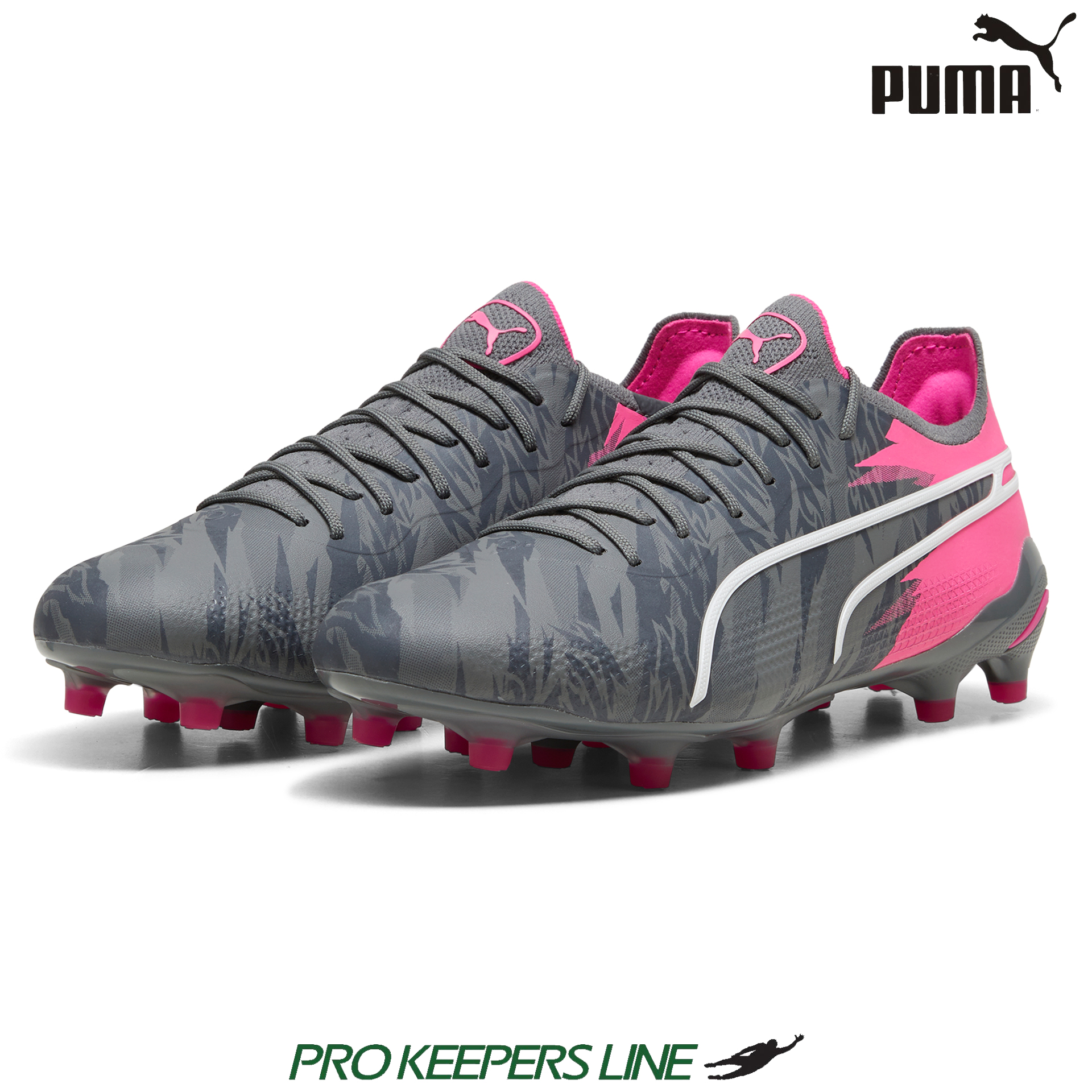 PUMA KING ULTIMATE RUSH FG AG COOL DARK GRAY STRONG GRAY RAVISH