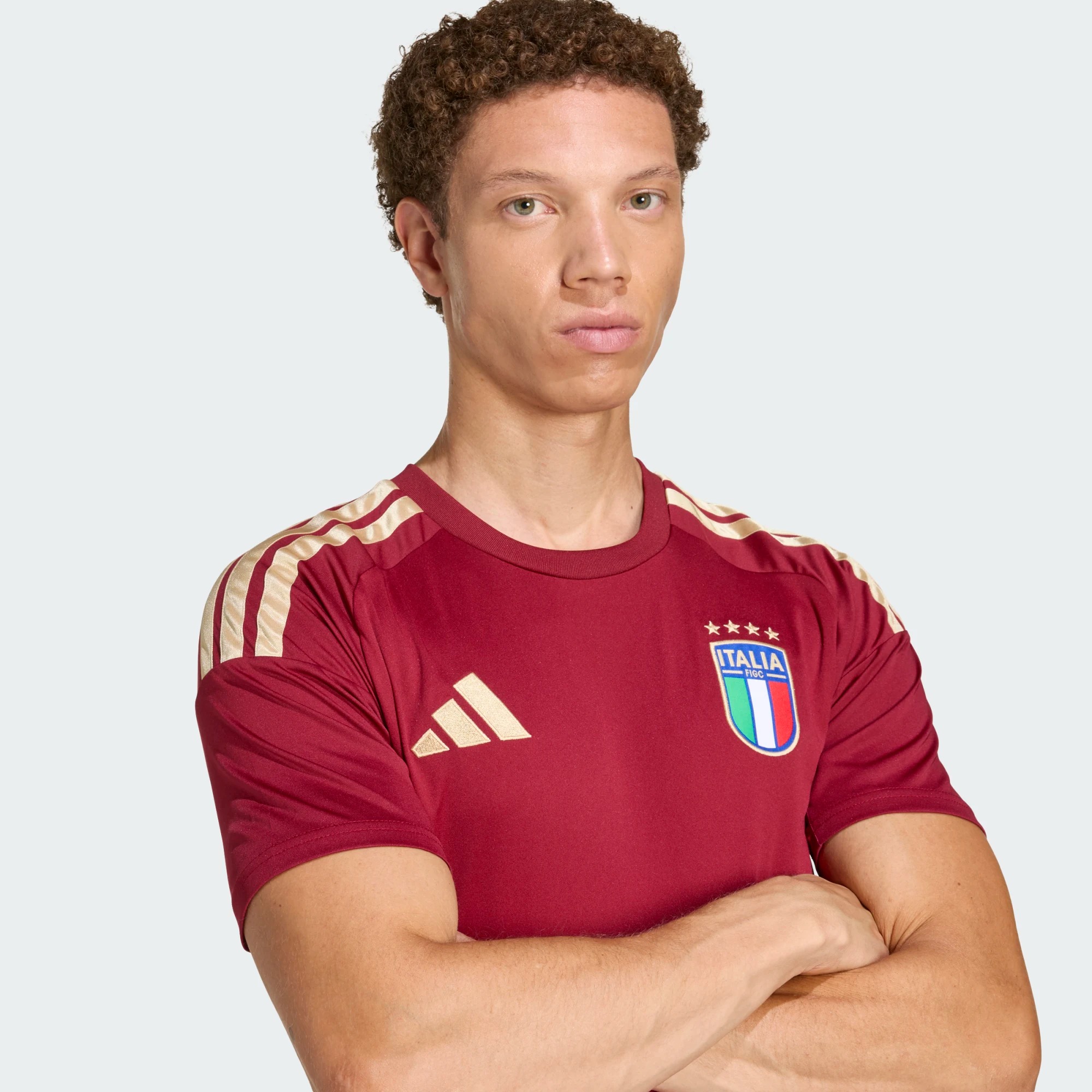 ADIDAS ITALY 26 HOME GOALKEEPER SHORT SLEEVE JERSEY