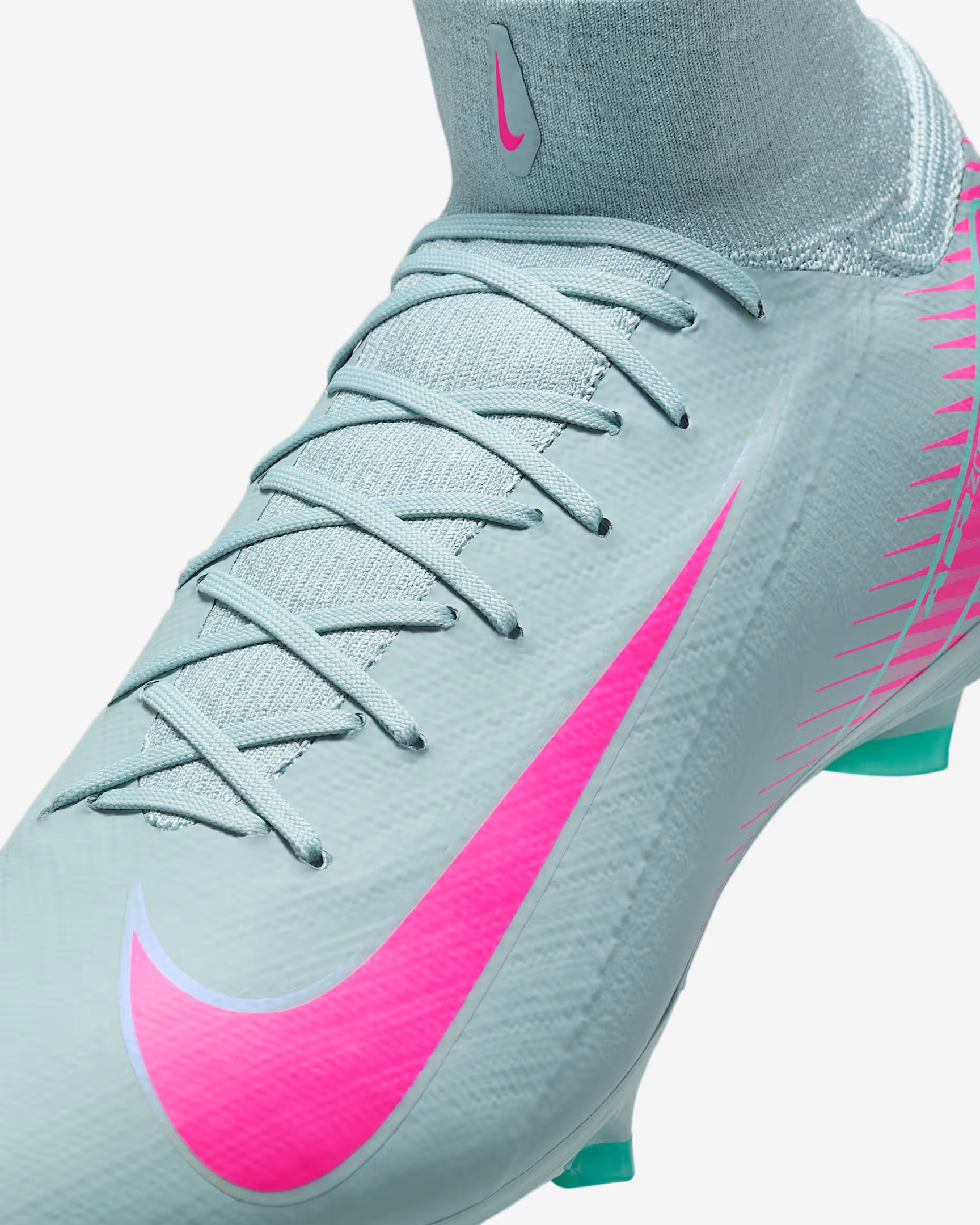 NIKE ZOOM MERCURIAL SUPERFLY 10 PRO FG OCEAN CUBE/PINK BLAST