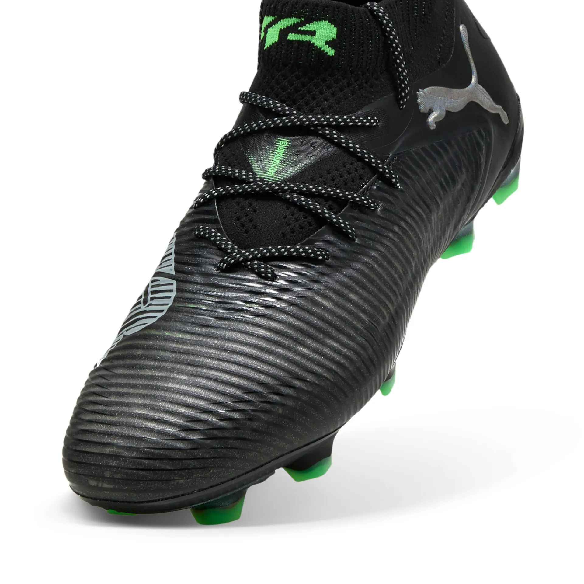 PUMA FUTURE ULTIMATE FG PUMA BLACK-COOL LIGHT GRAY-FLUO GREEN