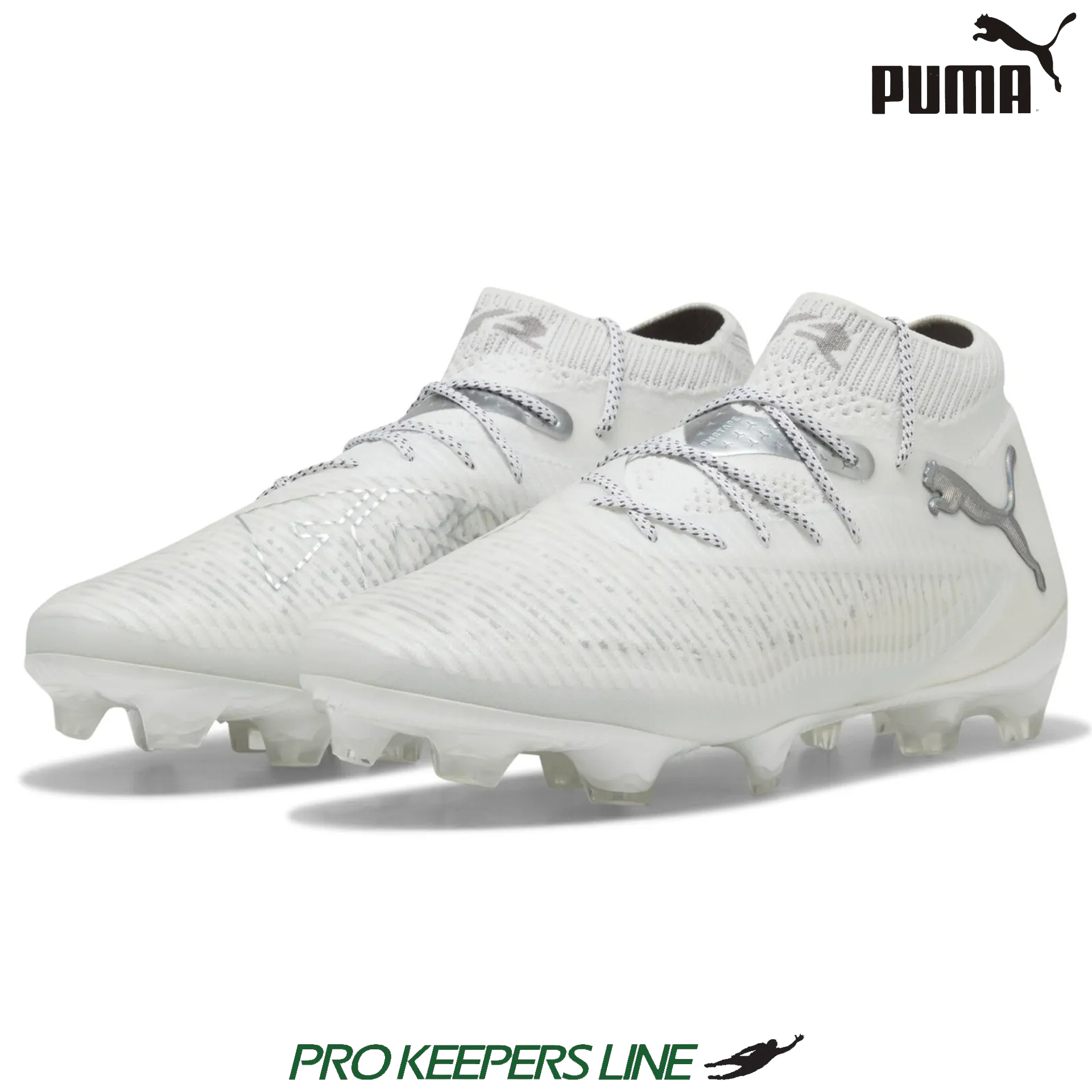 PUMA FUTURE 8 ULTIMATE FG PUMA WHITE-MATTE SILVER