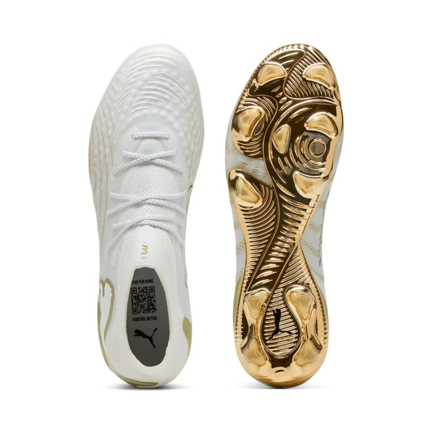 PUMA FUTURE 9 ULTIMATE FG PUMA WHITE-METALLIC GOLD-PUMA BLACK