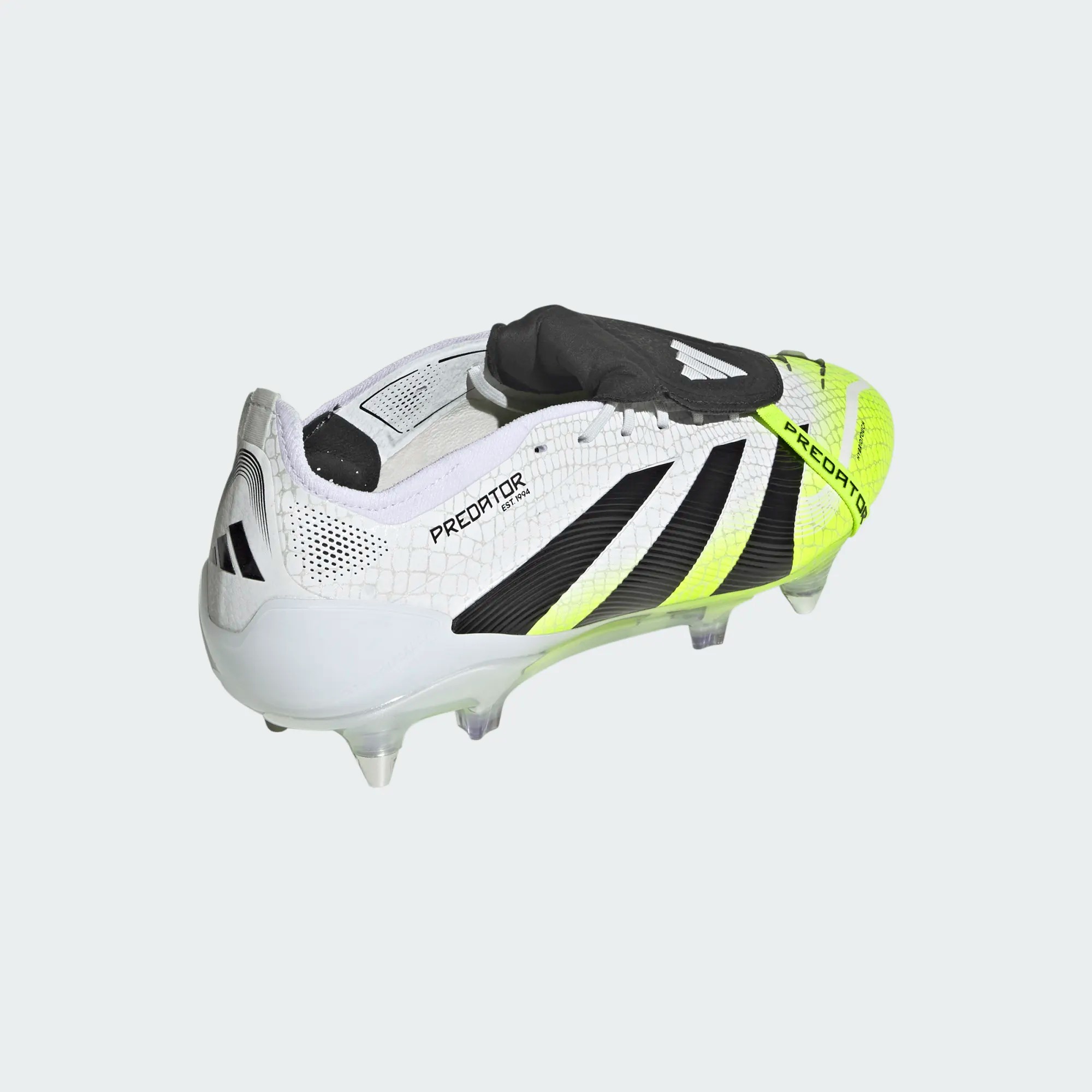 ADIDAS PREDATOR ELITE FT SG WHITE/BLACK/LUCID LEMON ADIDAS PREDATOR ELITE FT SG WHITE/BLACK/LUCID LEMON