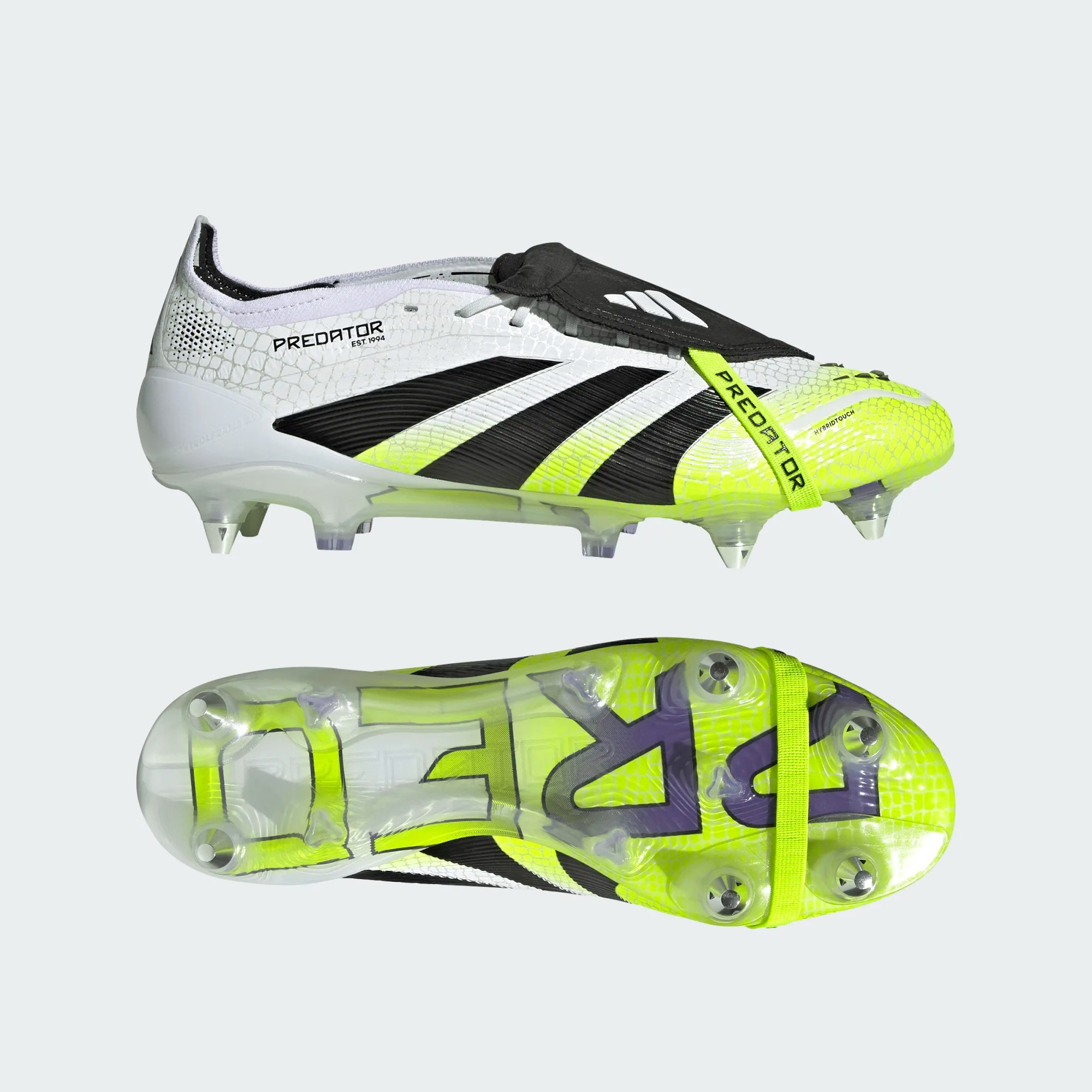 ADIDAS PREDATOR ELITE FT SG WHITE/BLACK/LUCID LEMON ADIDAS PREDATOR ELITE FT SG WHITE/BLACK/LUCID LEMON