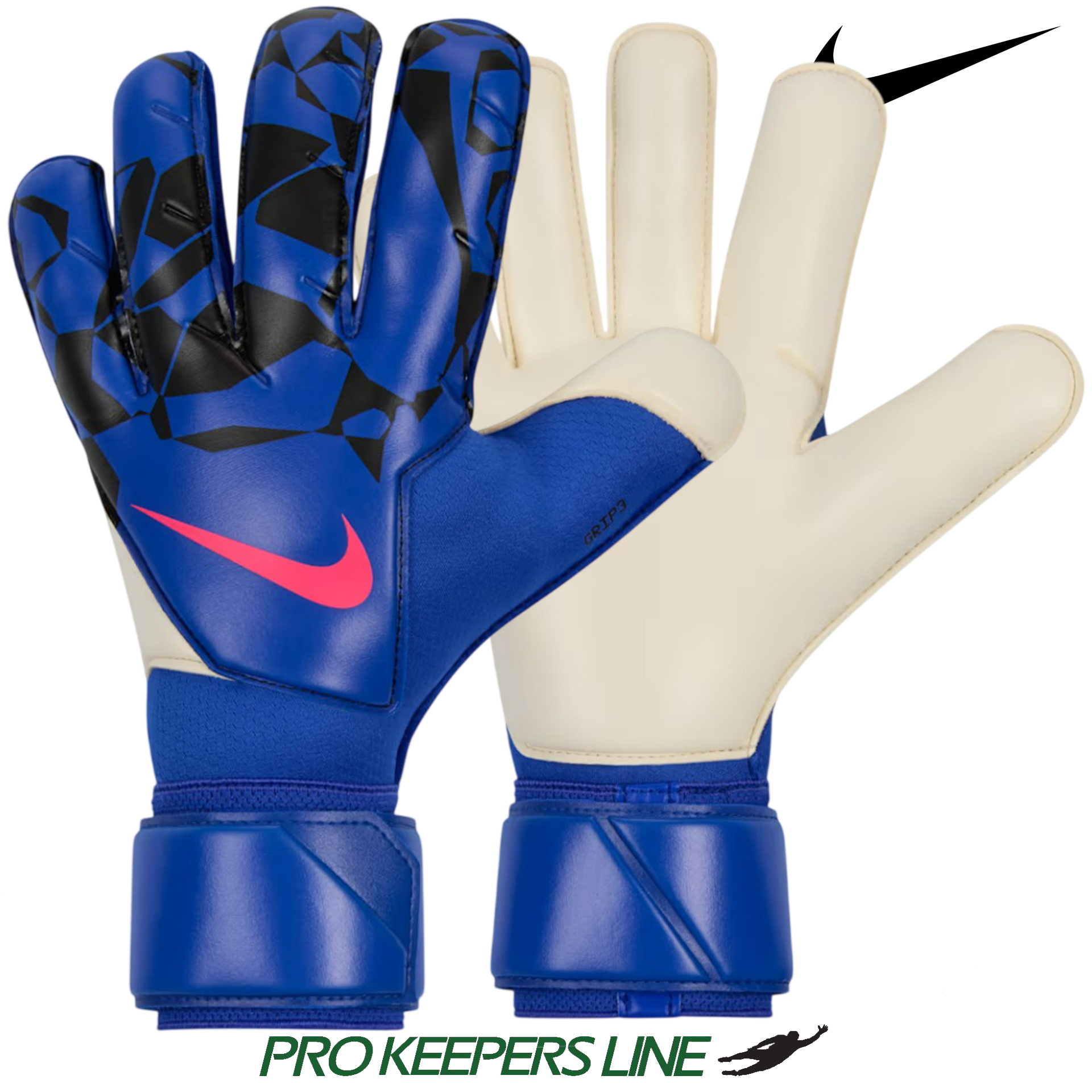 NIKE GK GRIP3 RACER BLUE/BLACK/PINK