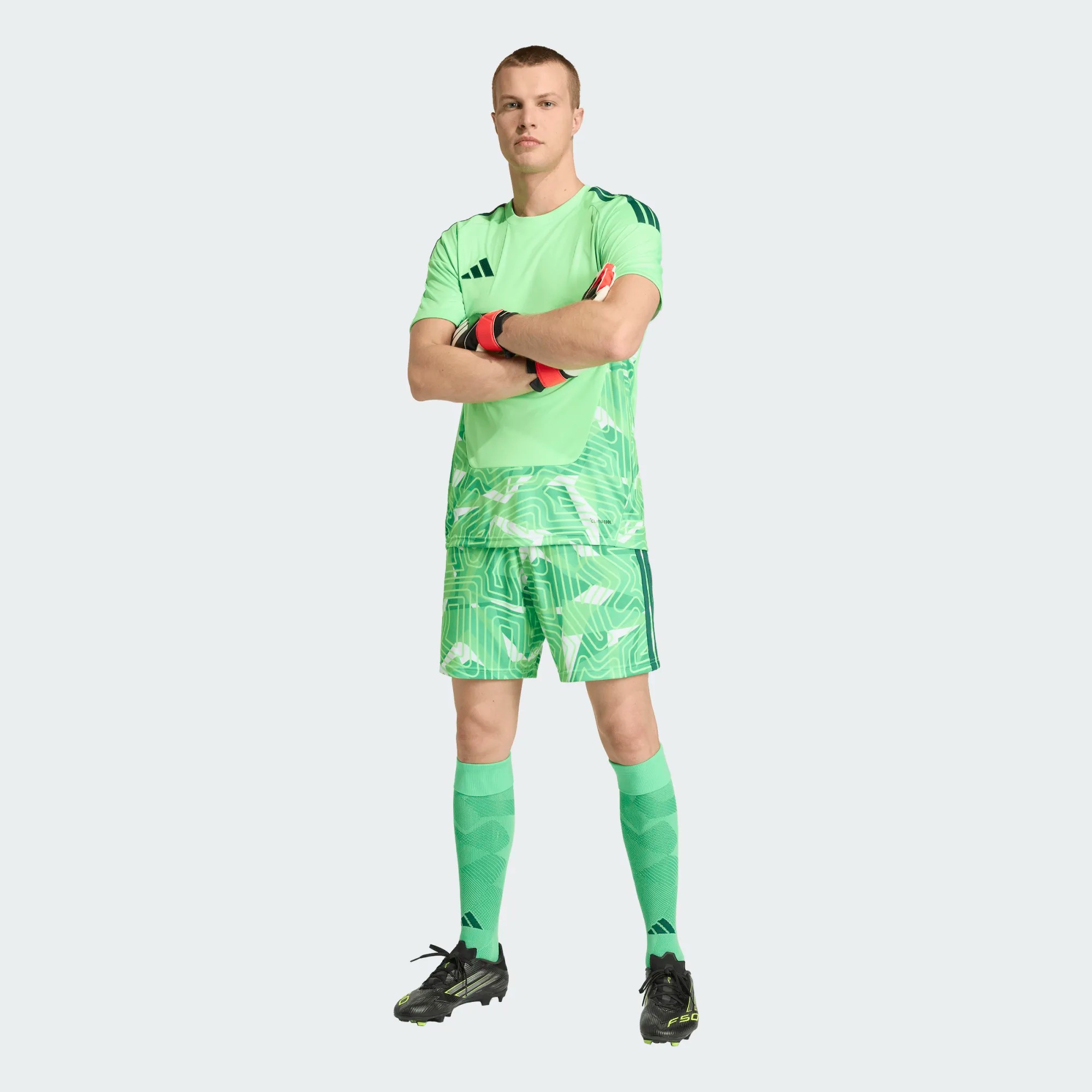 ADIDAS TIRO26 COMPETITION GK JERSEY SHORT SLEEVE LIME BURST