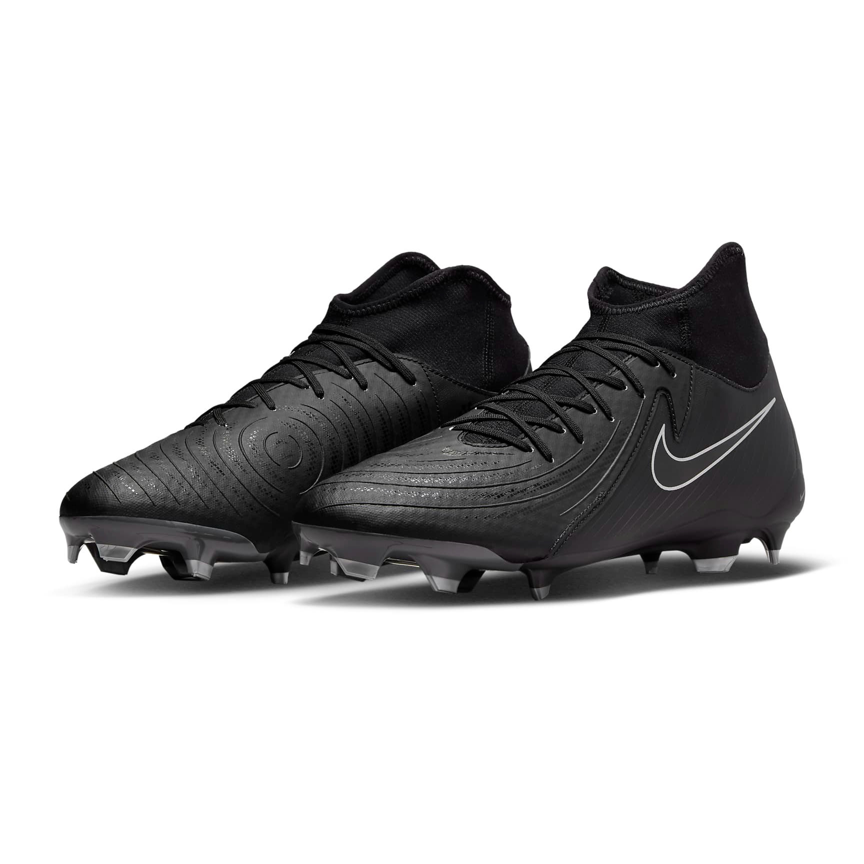 NIKE PHANTOM LUNA II ACADEMY FG/MG BLACK/BLACK US (UK