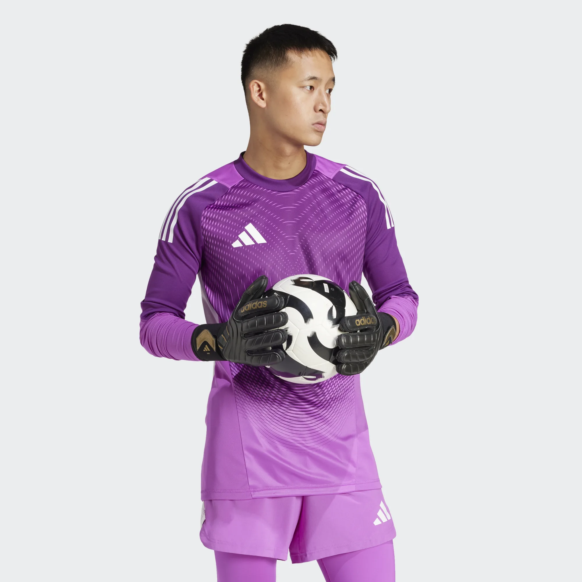 ADIDAS TIRO25 PRO GK JERSEY LS PURPLE BURST S