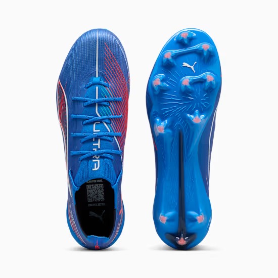 PUMA ULTRA 6 ULTIMATE FG ULTRA BLUE-PUMA WHITE-GLOWING RED
