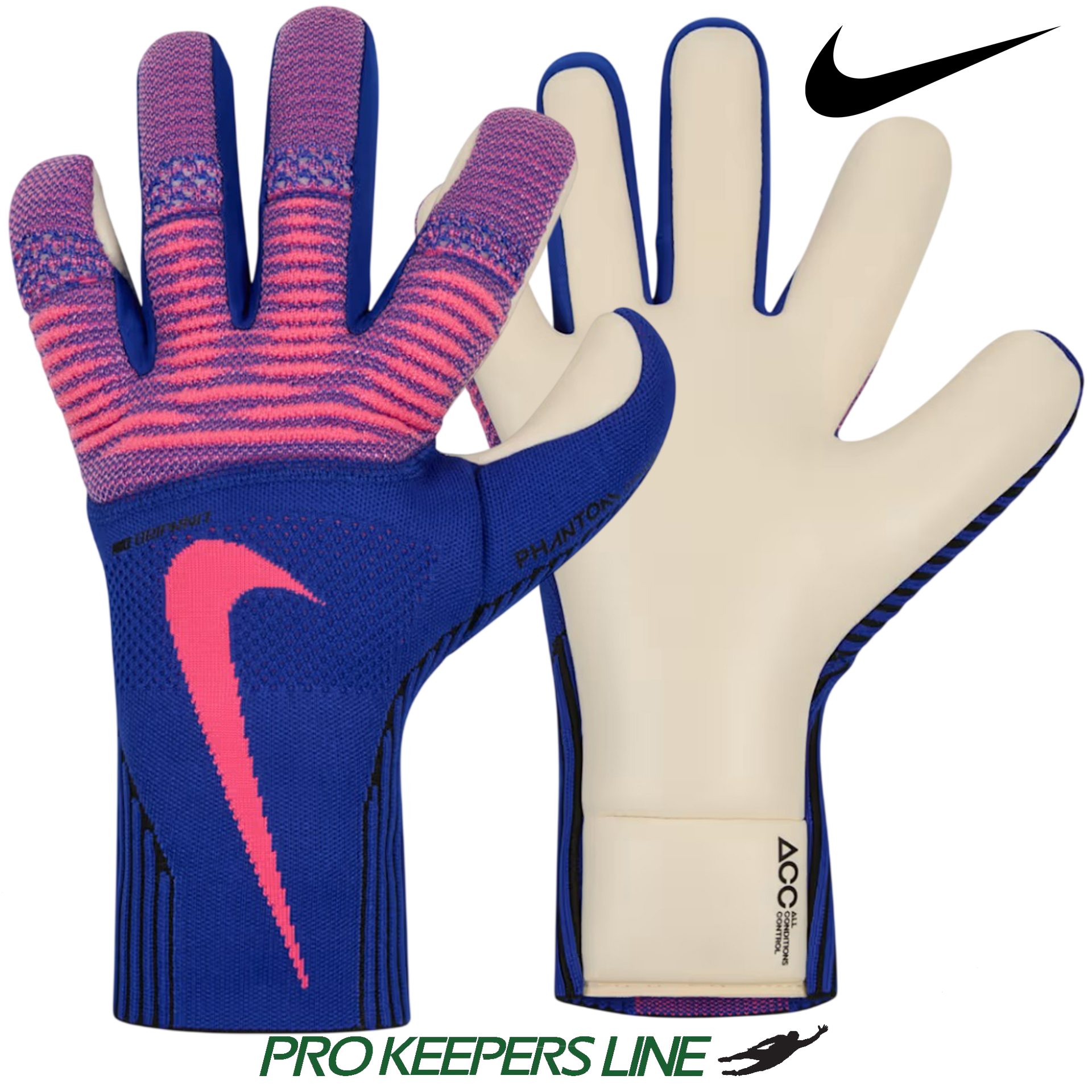 NIKE GK PHANTOM DYNAMIC FIT RACER BLUE/BLACK/PINK