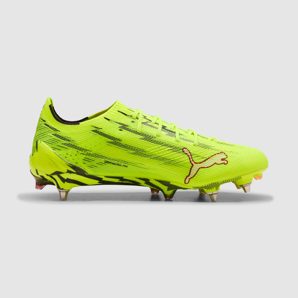 PUMA ULTRA 6 ULTIMATE MXSG ALERT YELLOW-PUMA BLACK-GLOWING RED