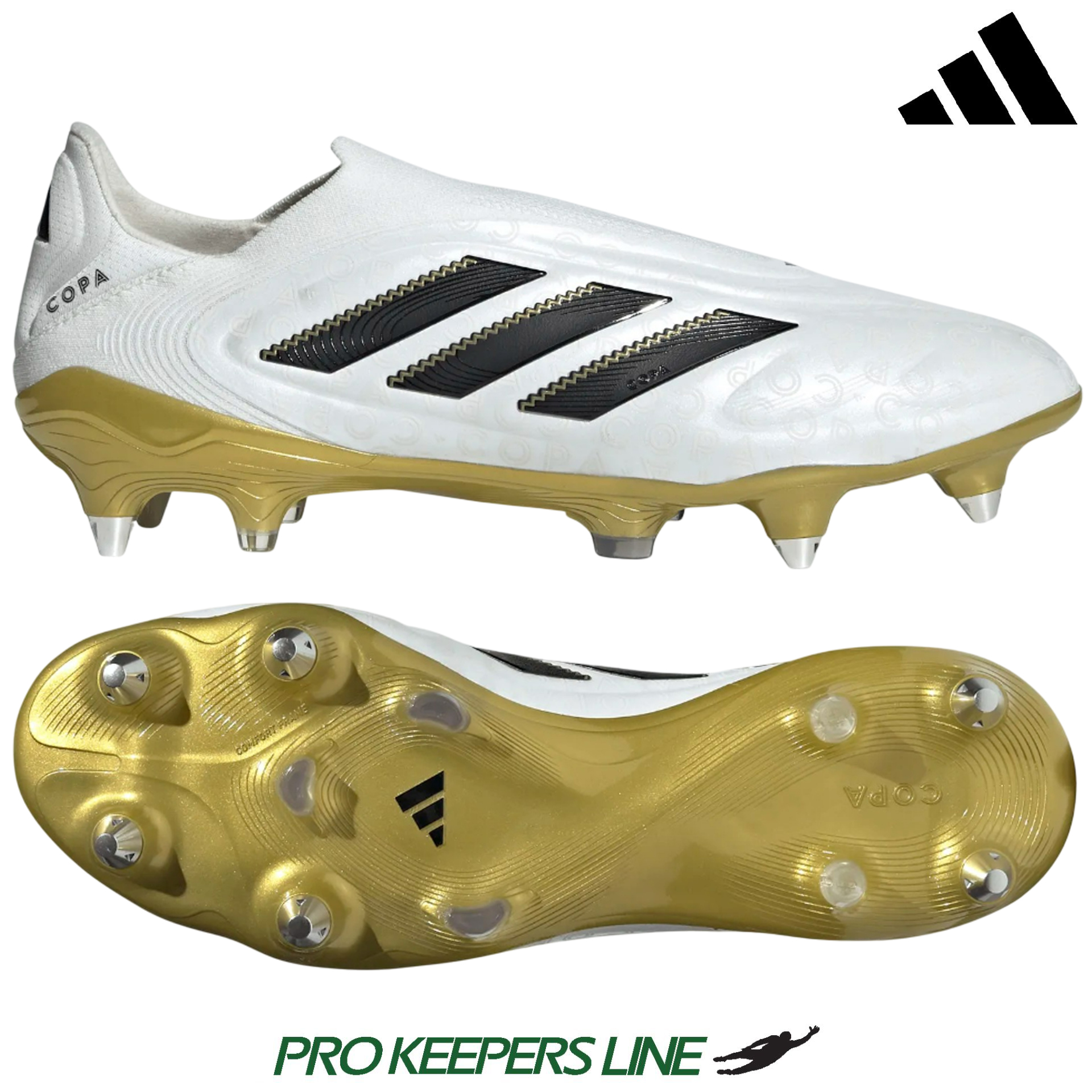 ADIDAS COPA PURE III ELITE LL SG ZERO METALLIC/BLACK/GOLD METALLIC