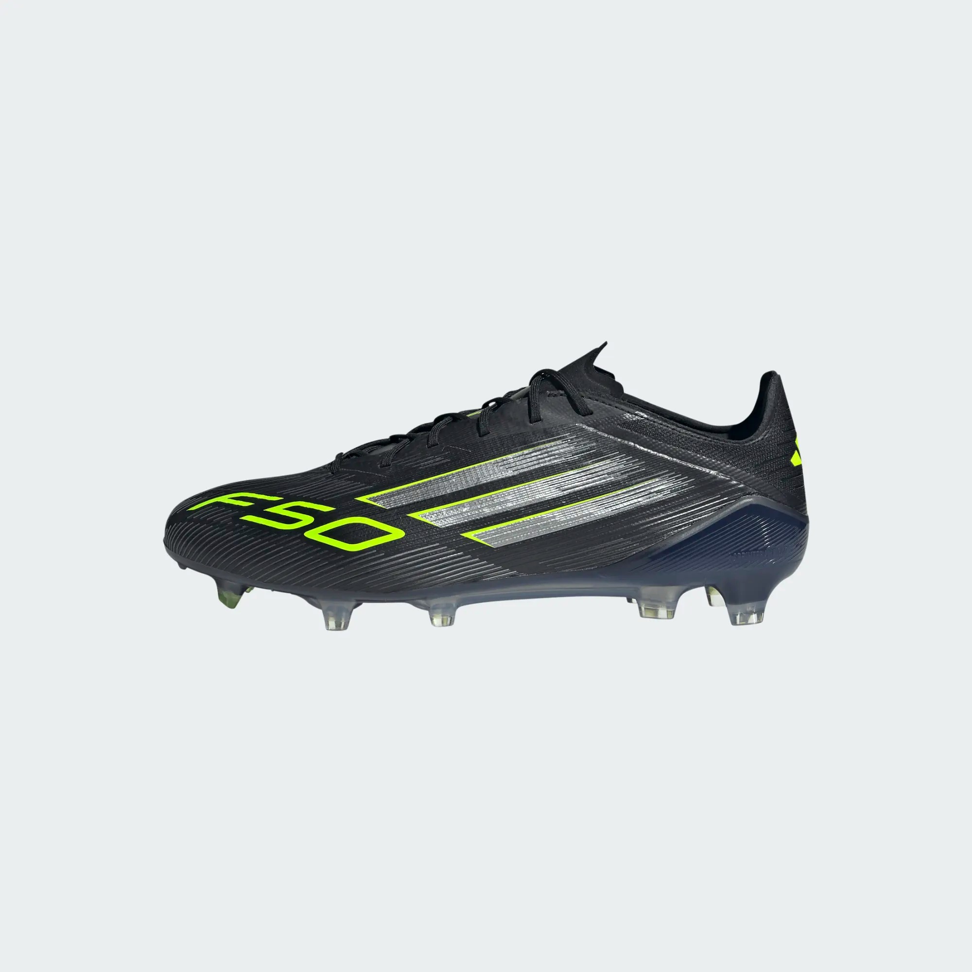 ADIDAS F50 ELITE FG BLACK/IRON METALLIC/LUCID LEMON