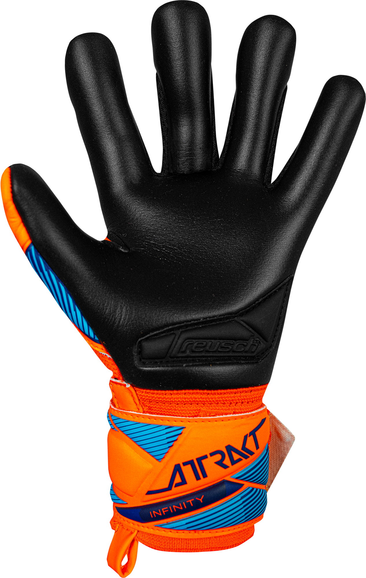 REUSCH ATTRAKT INFINITY EVOLUTION NC JUNIOR SHOCKING ORANGE/BLUE
