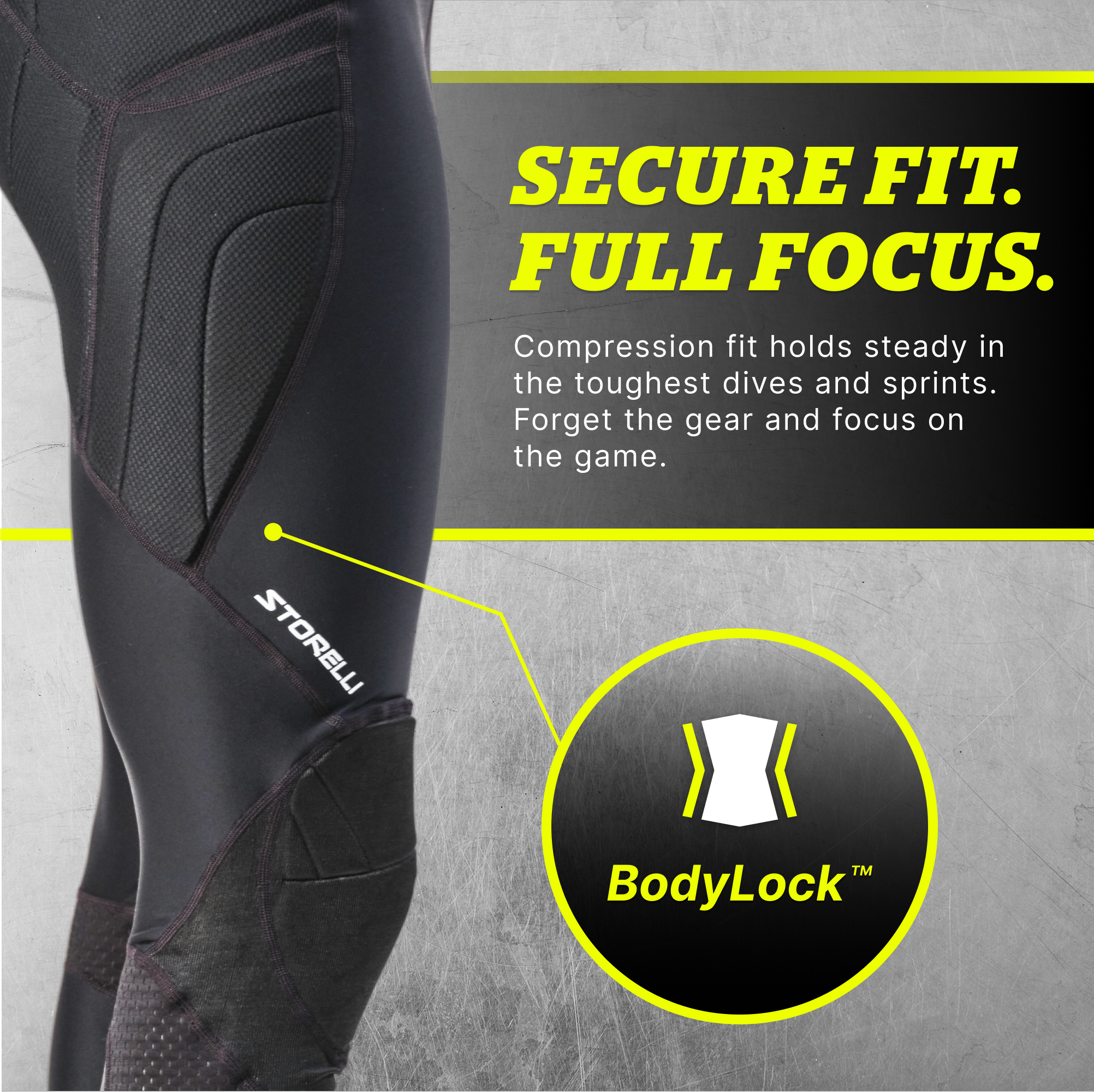 STORELLI WOMEN'S BODYSHIELD GK LEGGING (PADDED) S
