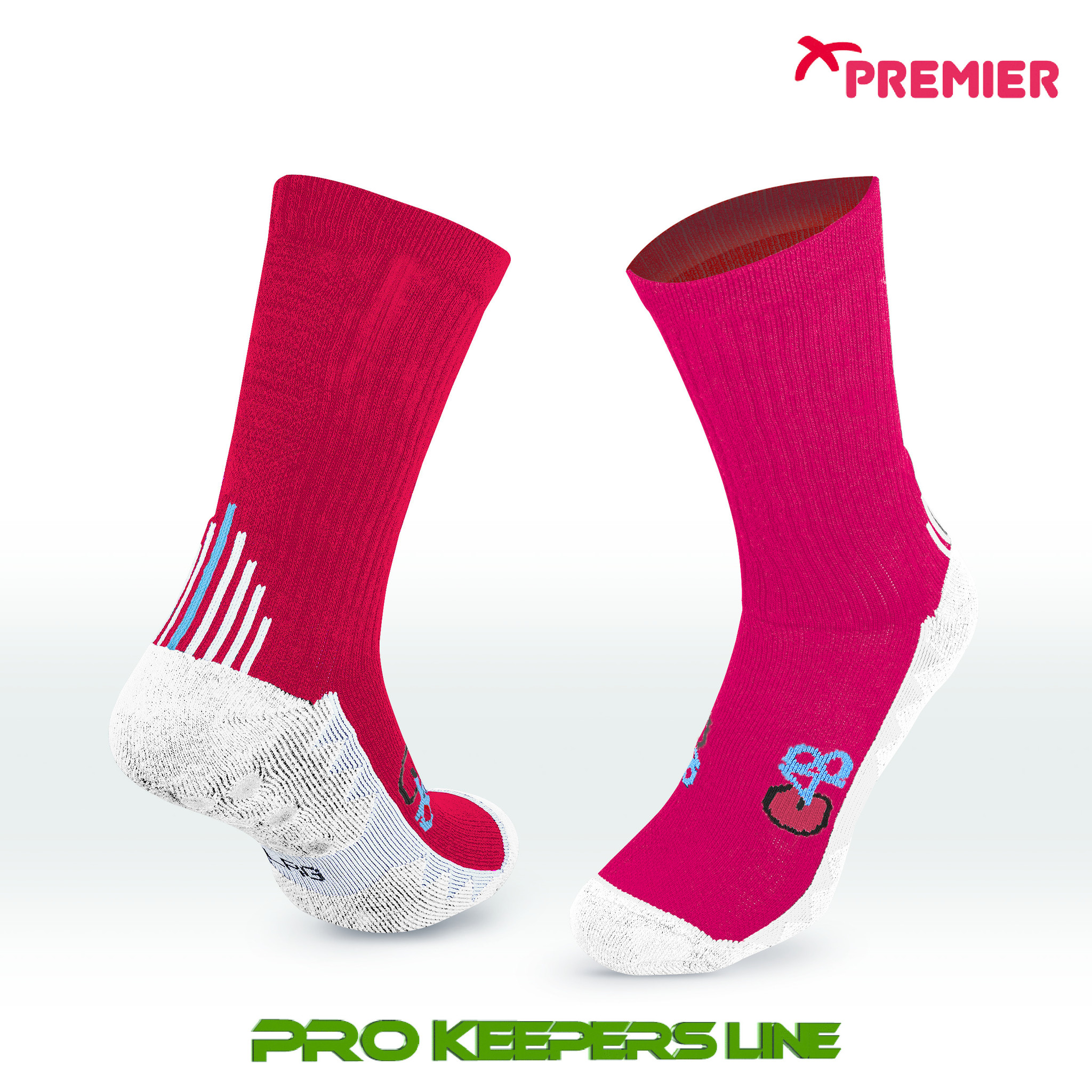 PREMIER PST G48 GRIP SOCKS RED