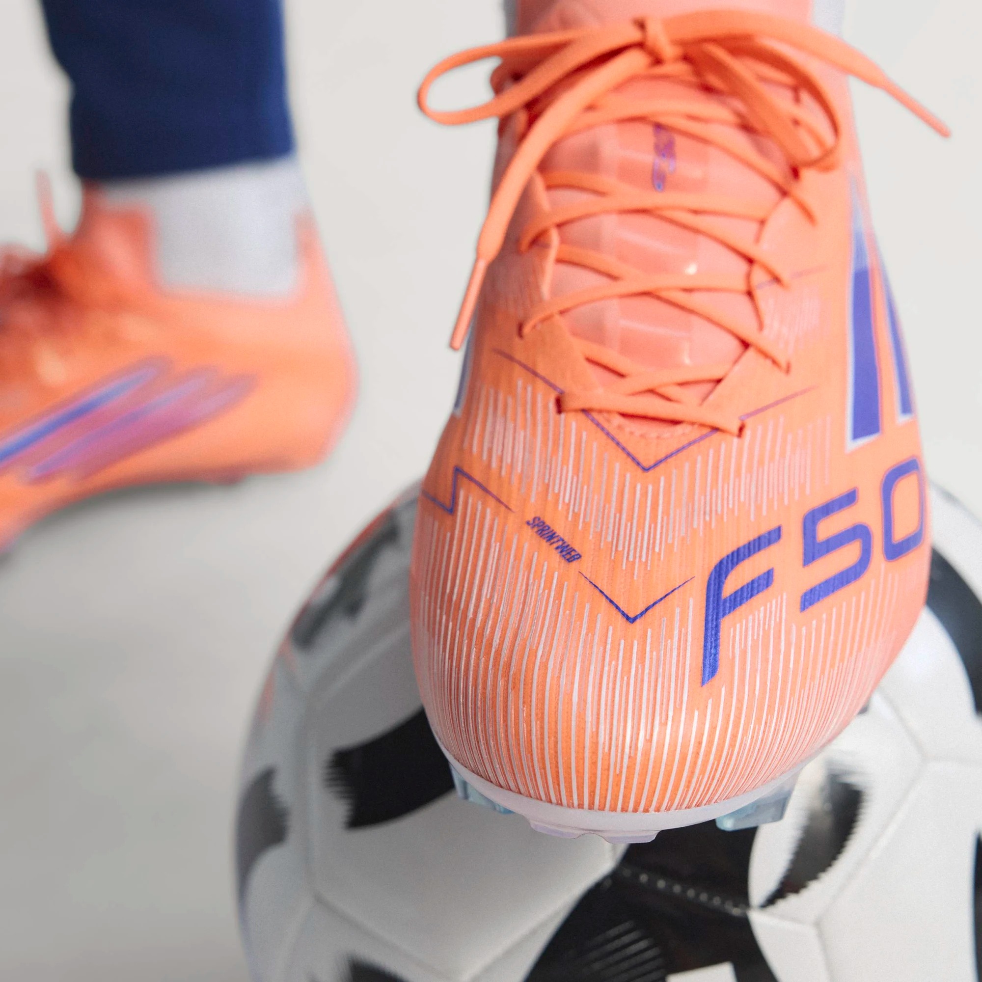 ADIDAS F50 ELITE FG BEAM ORANGE/LUCID BLUE/WHITE UK 11.5 (US 12 / EU 46 2/3)
