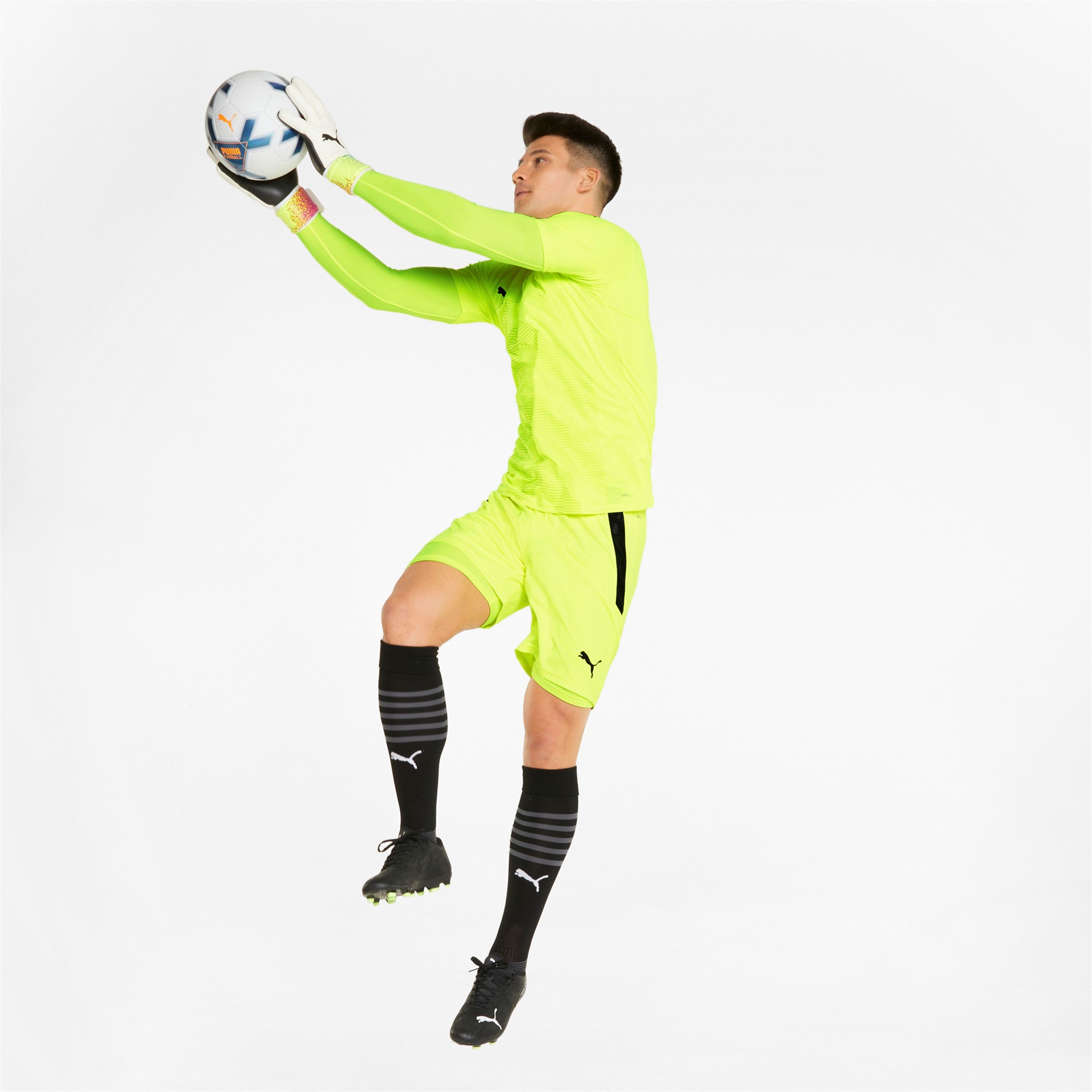 PUMA TEAMLIGA SHORTS YELLOW ALERT