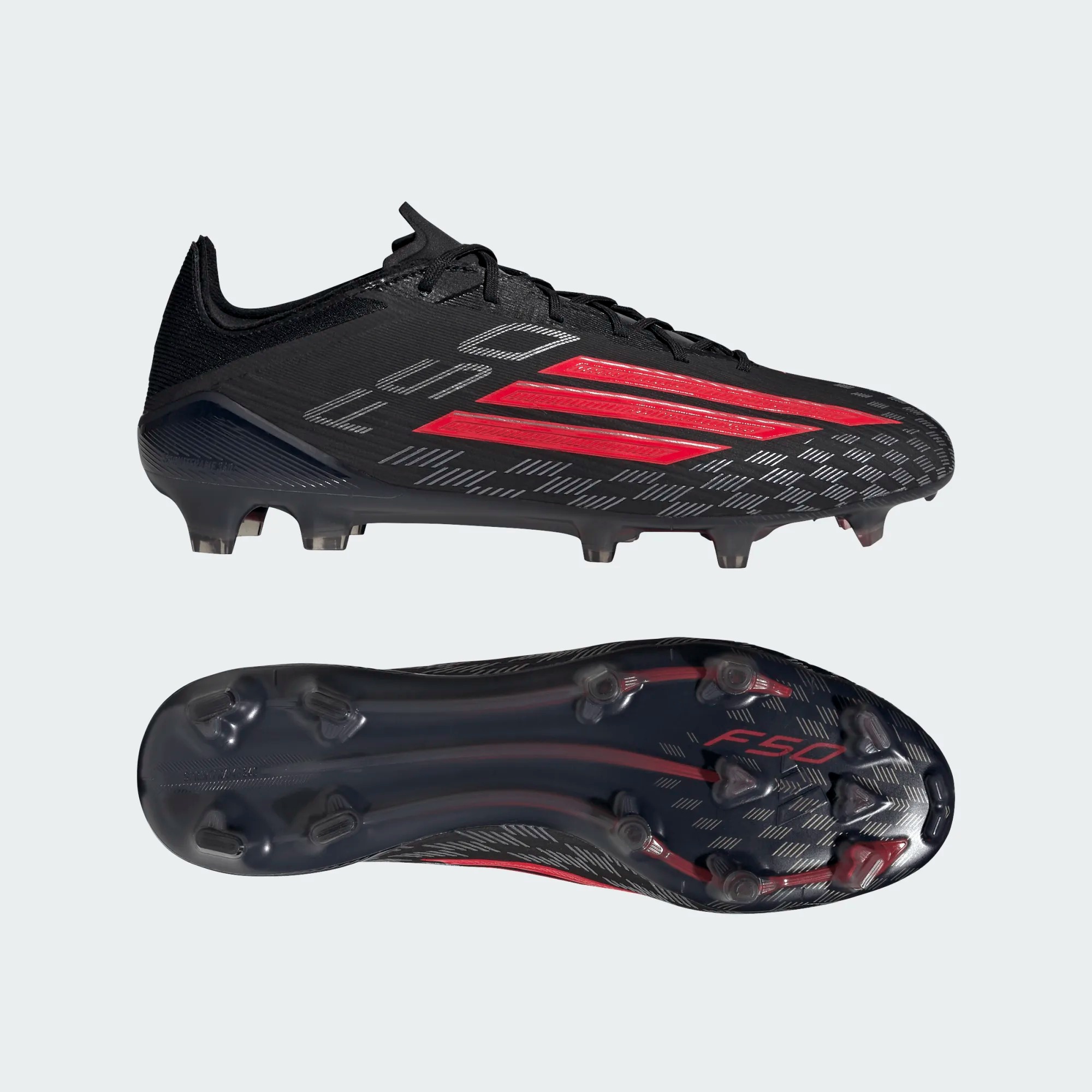 ADIDAS F50 ELITE FG BLACK/LUCID RED/BLACK