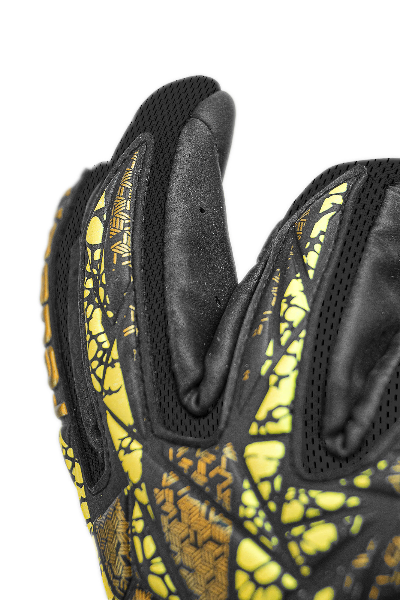 REUSCH ATTRAKT DUO FINGER SUPPORT BLACK/GOLD/YELLOW