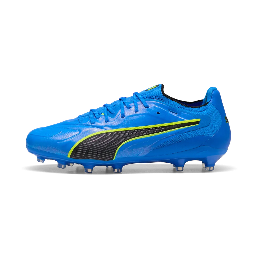 PUMA KING 20 ULTIMATE FG/AG ULTRA BLUE-LIME SQUEEZE-PUMA BLACK