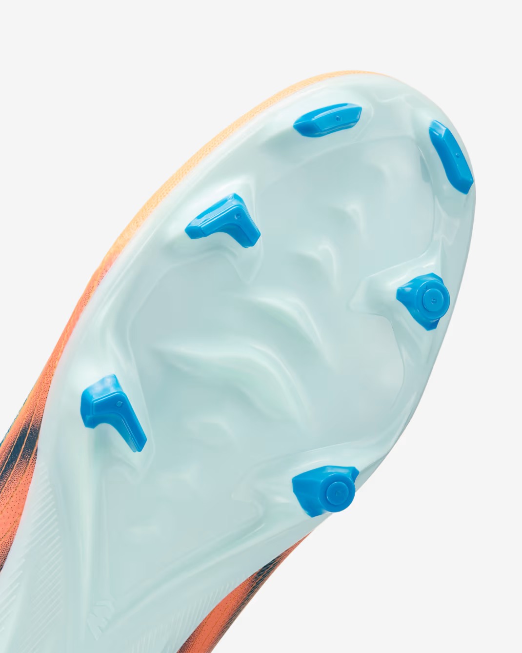 NIKE ZOOM MERCURIAL SUPERFLY 10 ACADEMY KM FG/MG MELON TINT/IGLOO/NEO TURQUOISE