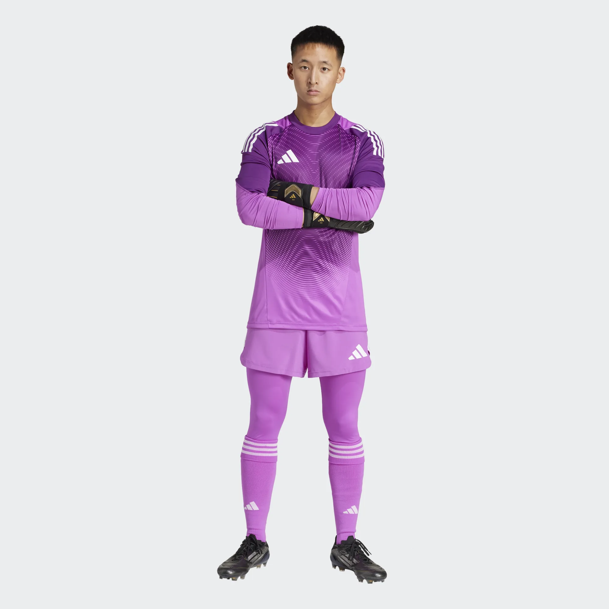 ADIDAS TIRO25 PRO GK JERSEY LS PURPLE BURST S