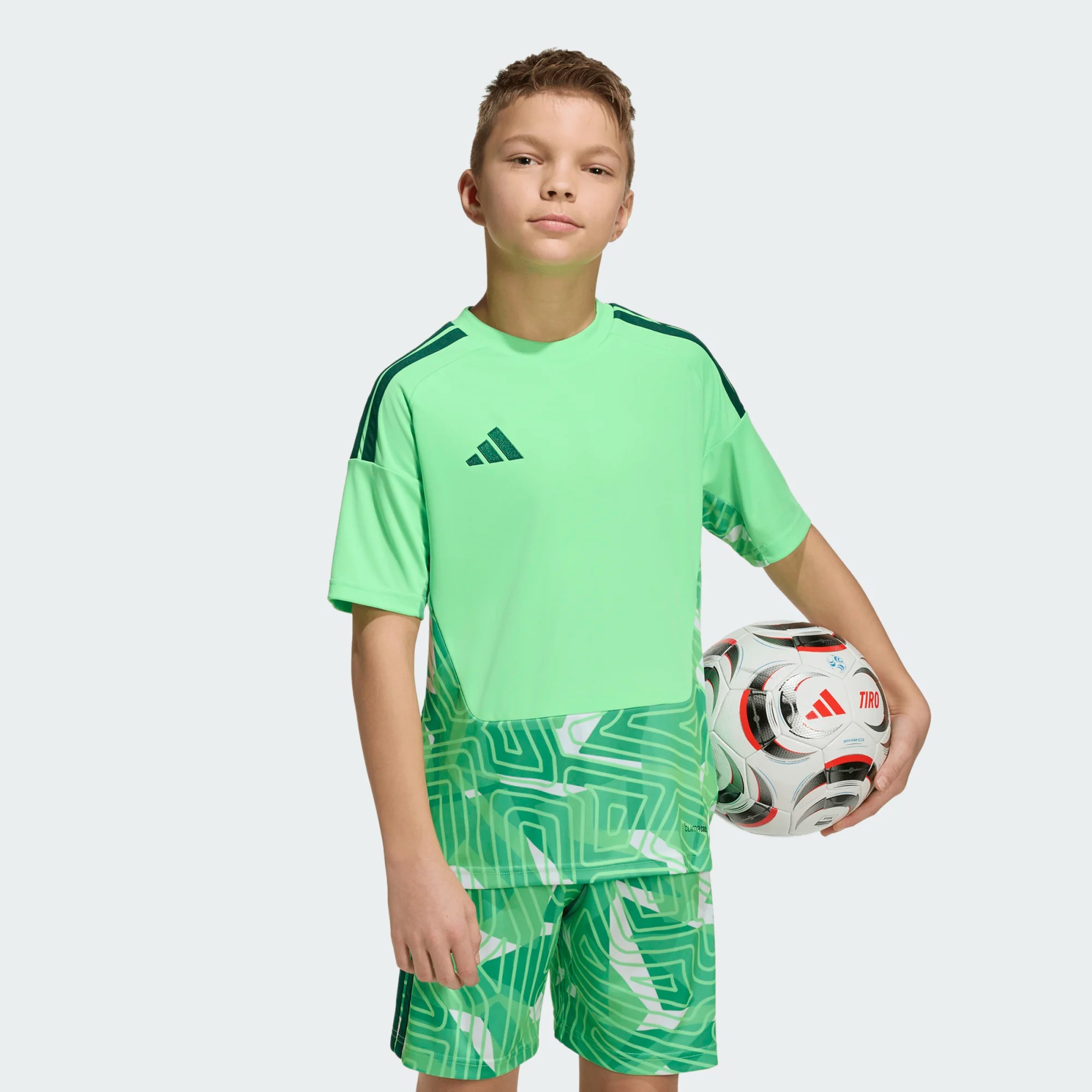 ADIDAS TIRO26 COMPETITION GK JERSEY SHORT SLEEVE LIME BURST JUNIOR