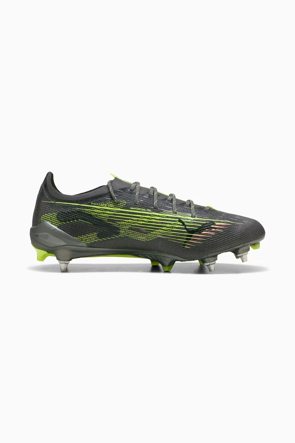 PUMA ULTRA 5 ULTIMATE MXSG MATTE AGED SILVER-YELLOW ALERT-SUN STRUNK UK 7.5 (US 8.5 / EU 41)