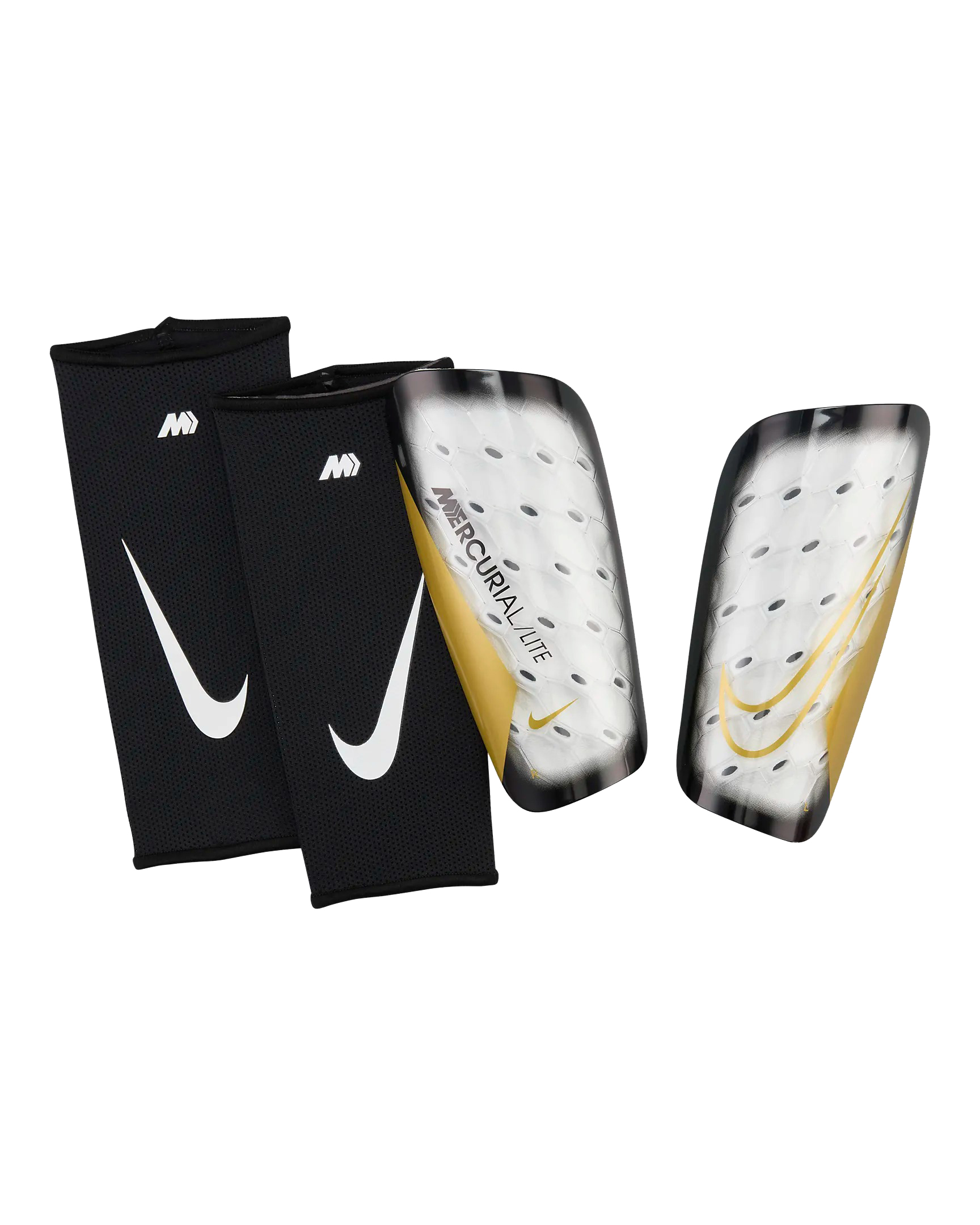 NIKE MERCURIAL LITE WHITE/BLACK/METALLIC GOLD