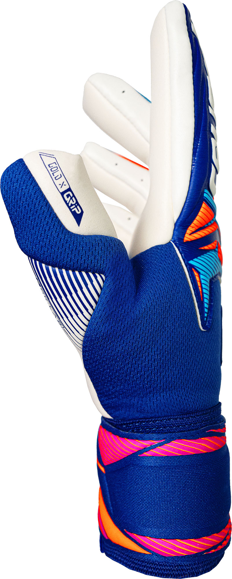 REUSCH ATTRAKT GOLD X NC SHARP BLUE / WHITE / SHOCKING ORANGE