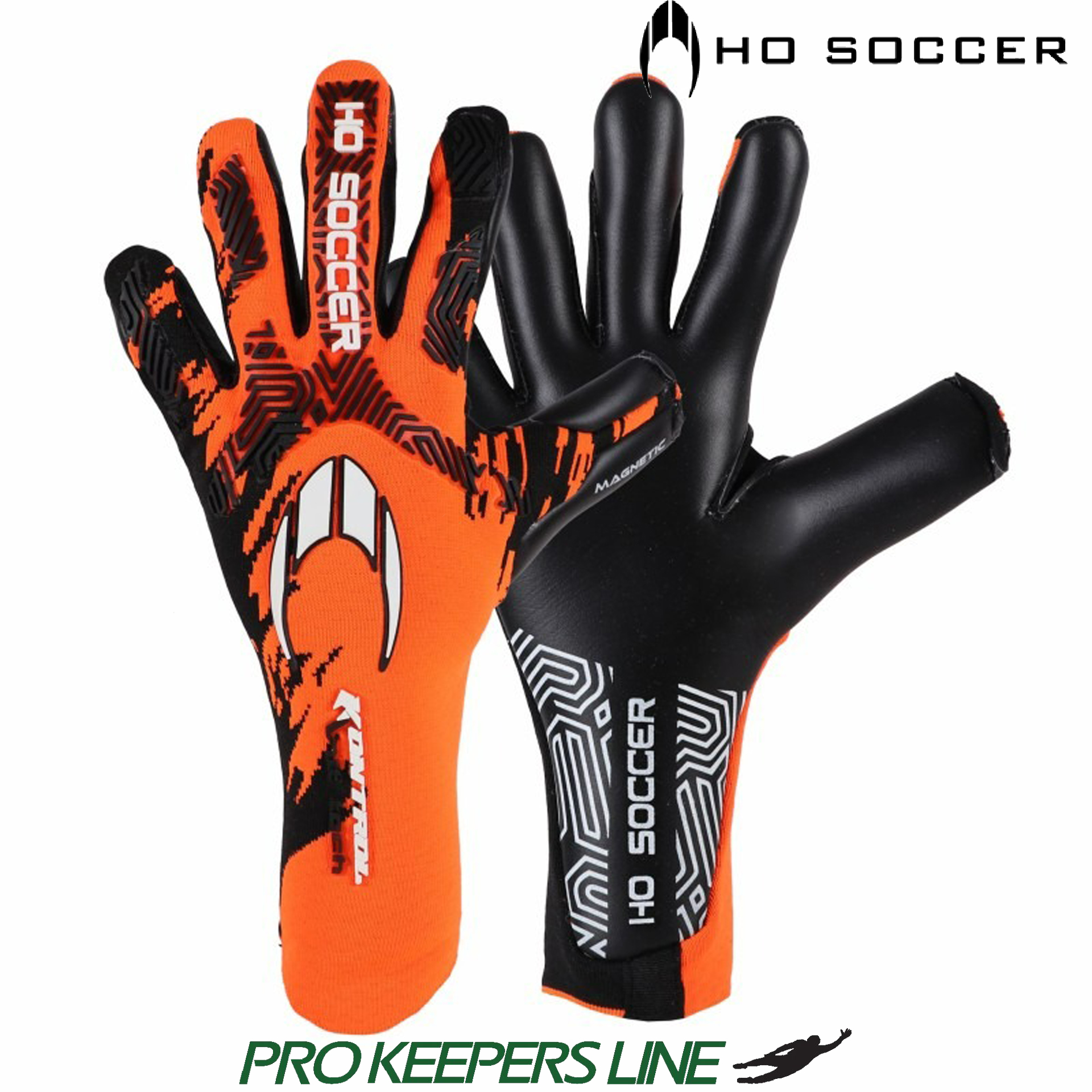 HO SOCCER KONTROL KNIT TECH II BLACK-ORANGE