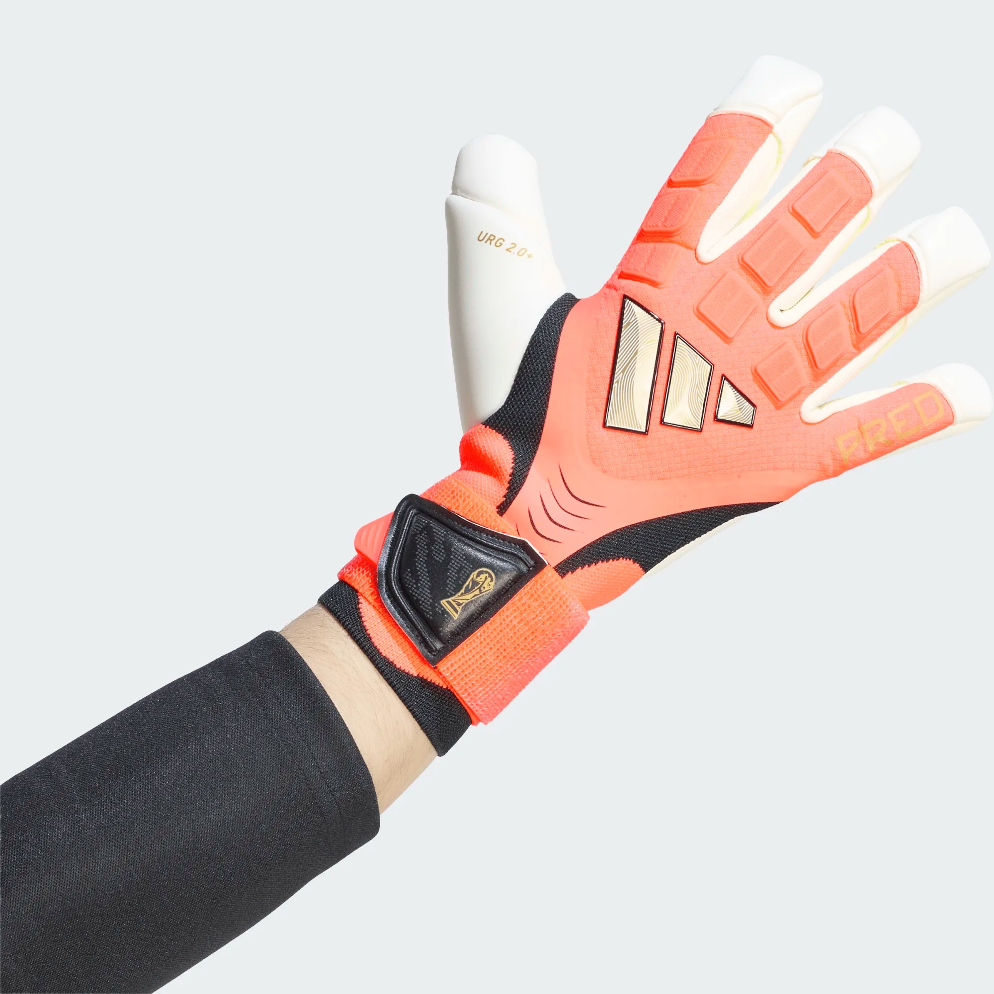 ADIDAS PREDATOR GL PRO HYBRID STRAP IVORY/SOLAR TURQUOISE/GOLD METALLIC